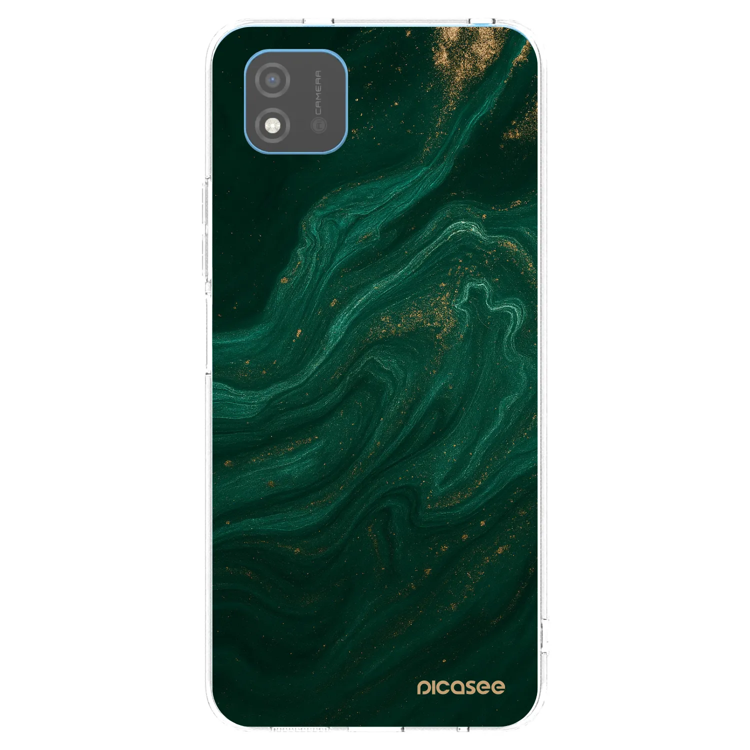 Picasee silikonový průhledný obal pro Realme C11 (2021) - Green