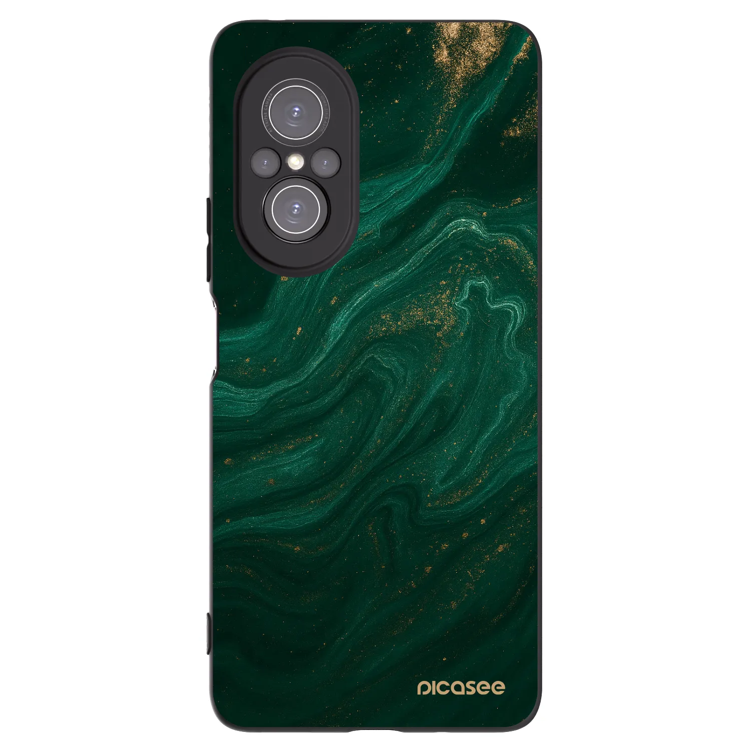 Picasee silikonový černý obal pro Huawei Nova 9 SE - Green