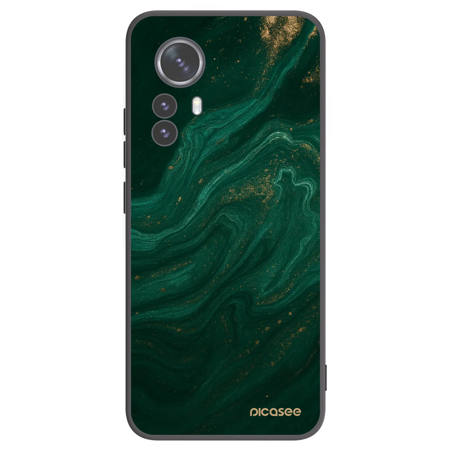 Picasee silikonový černý obal pro Xiaomi 12 Pro - Green