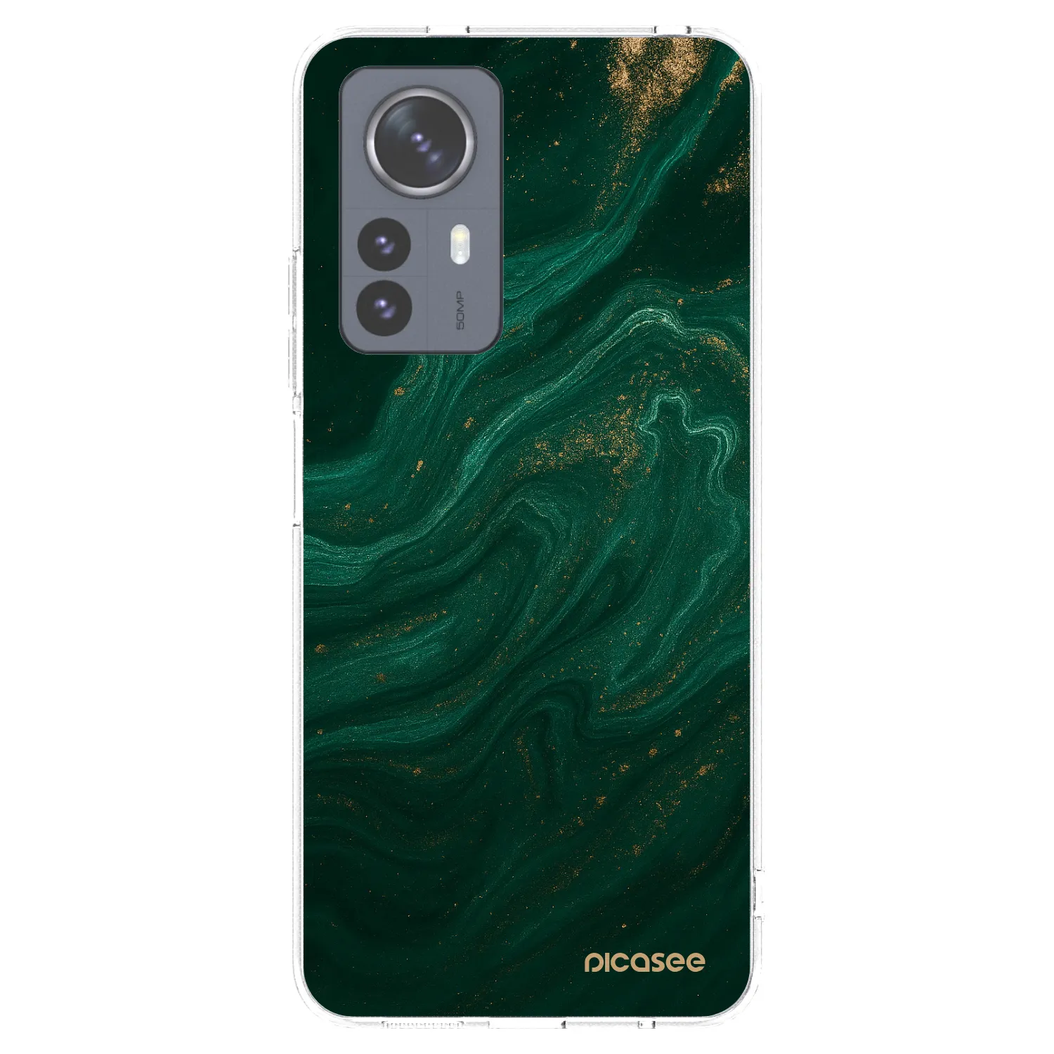Picasee silikonový průhledný obal pro Xiaomi 12 Pro - Green