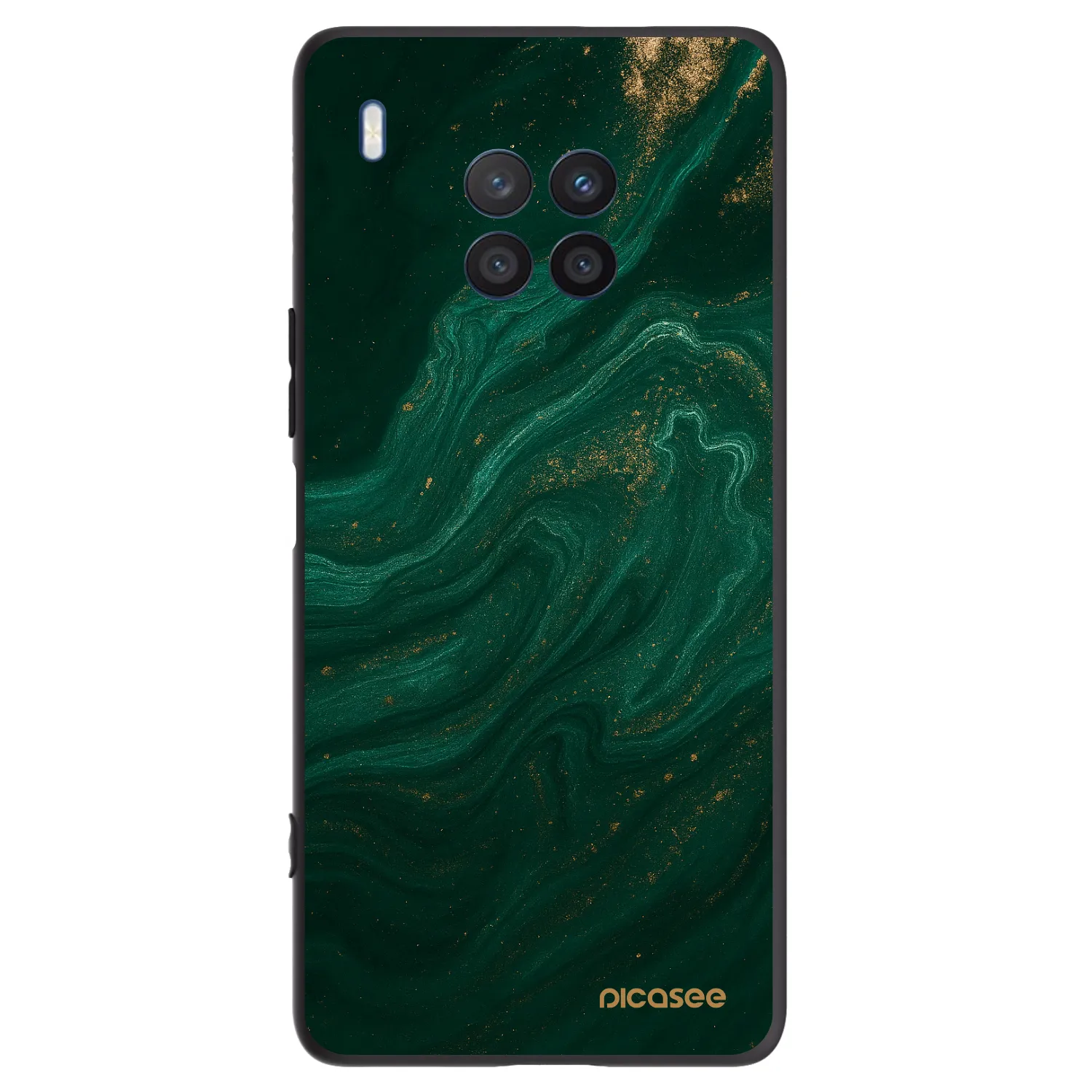 Picasee silikonový černý obal pro Honor 50 Lite - Green