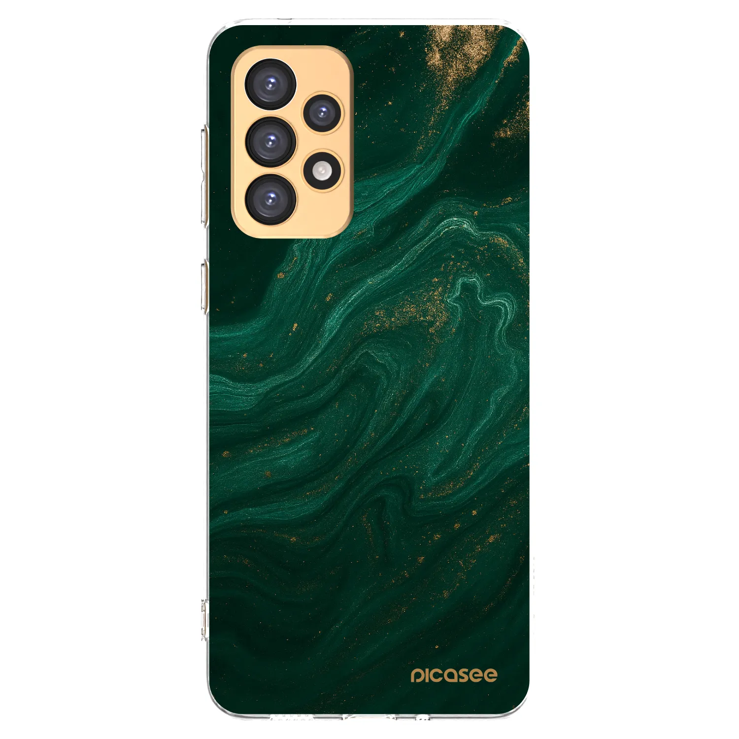 Picasee silikonový průhledný obal pro Samsung Galaxy A33 5G A336 - Green