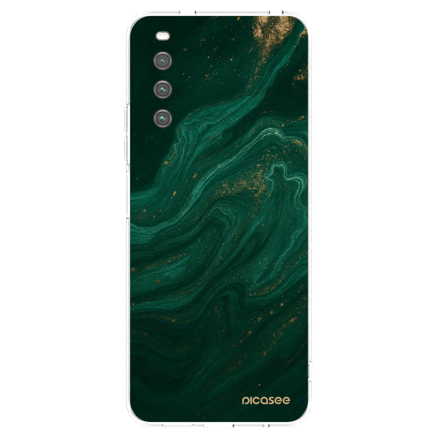 Picasee silikonový průhledný obal pro Sony Xperia 10 IV 5G - Green