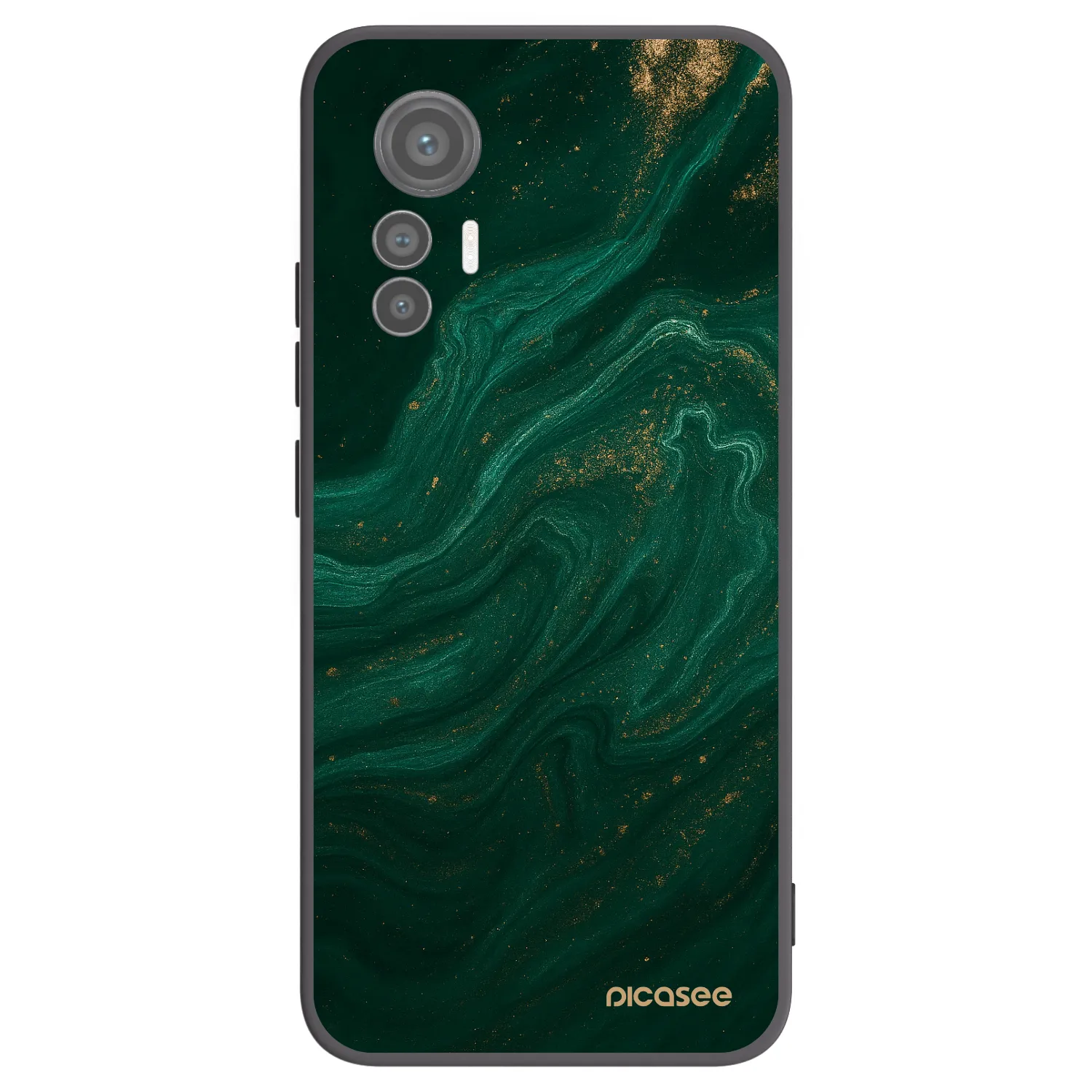 Picasee silikonový černý obal pro Xiaomi 12 Lite - Green