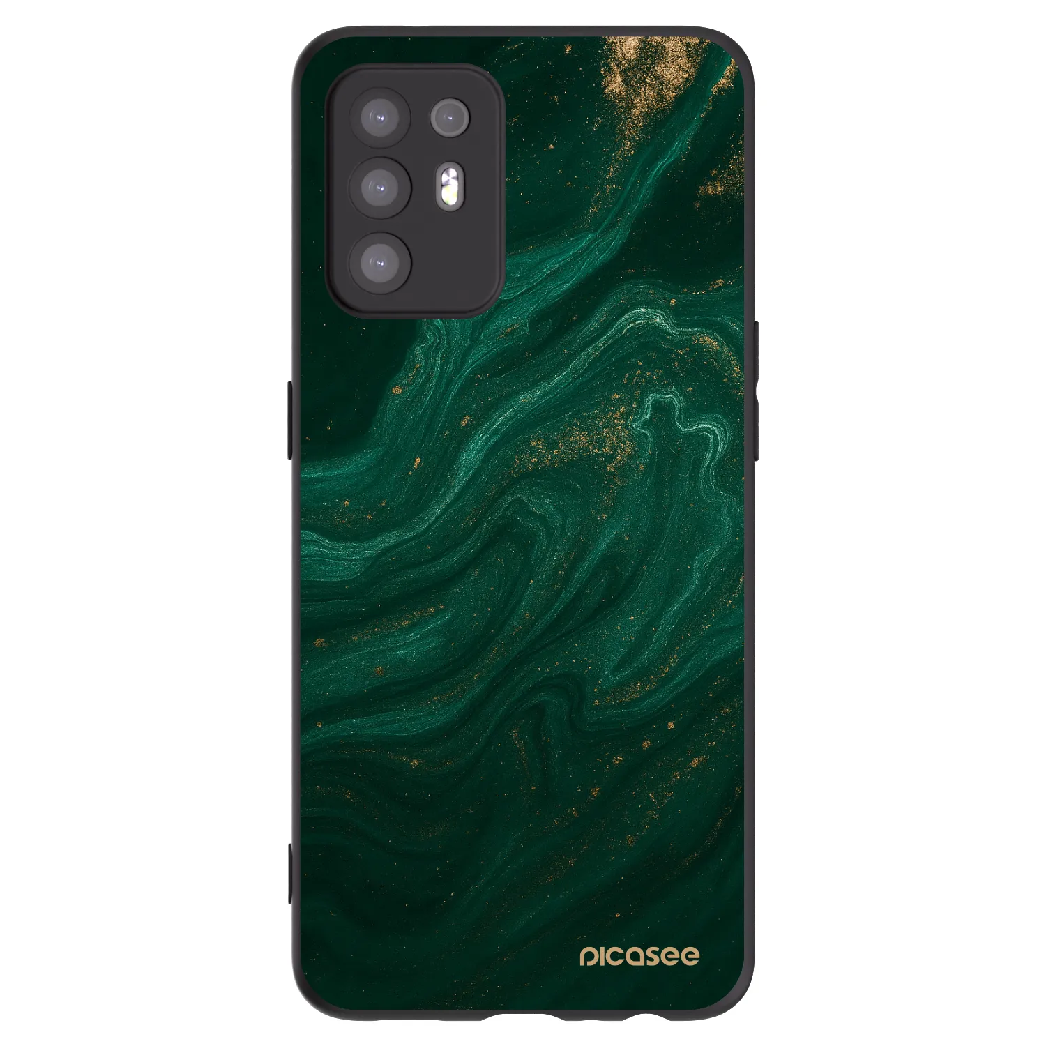 Picasee silikonový černý obal pro OPPO A94 5G - Green