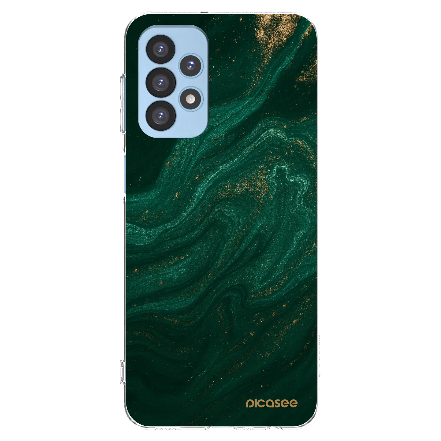 Picasee silikonový průhledný obal pro Samsung Galaxy A23 A235F 4G - Green