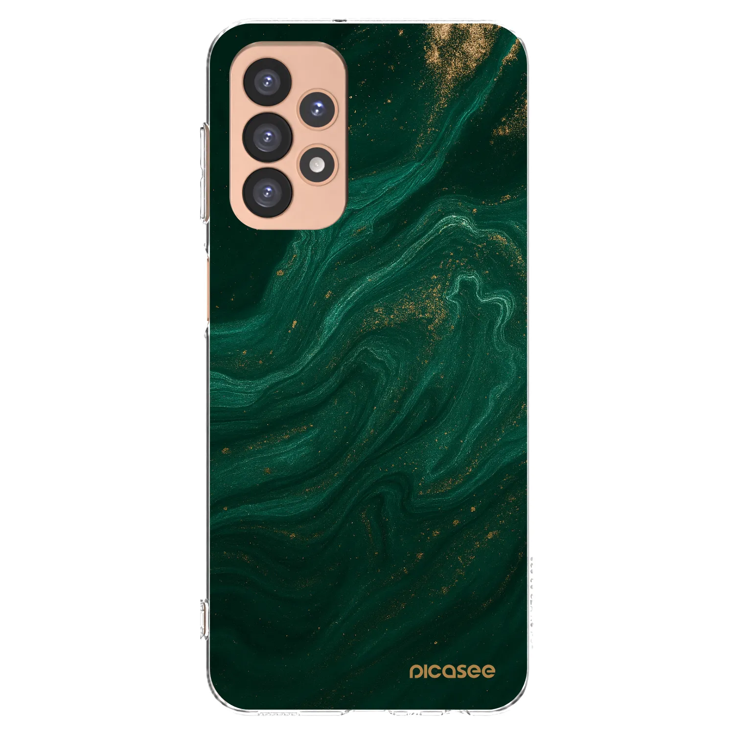 Picasee silikonový průhledný obal pro Samsung Galaxy A23 A236B 5G - Green