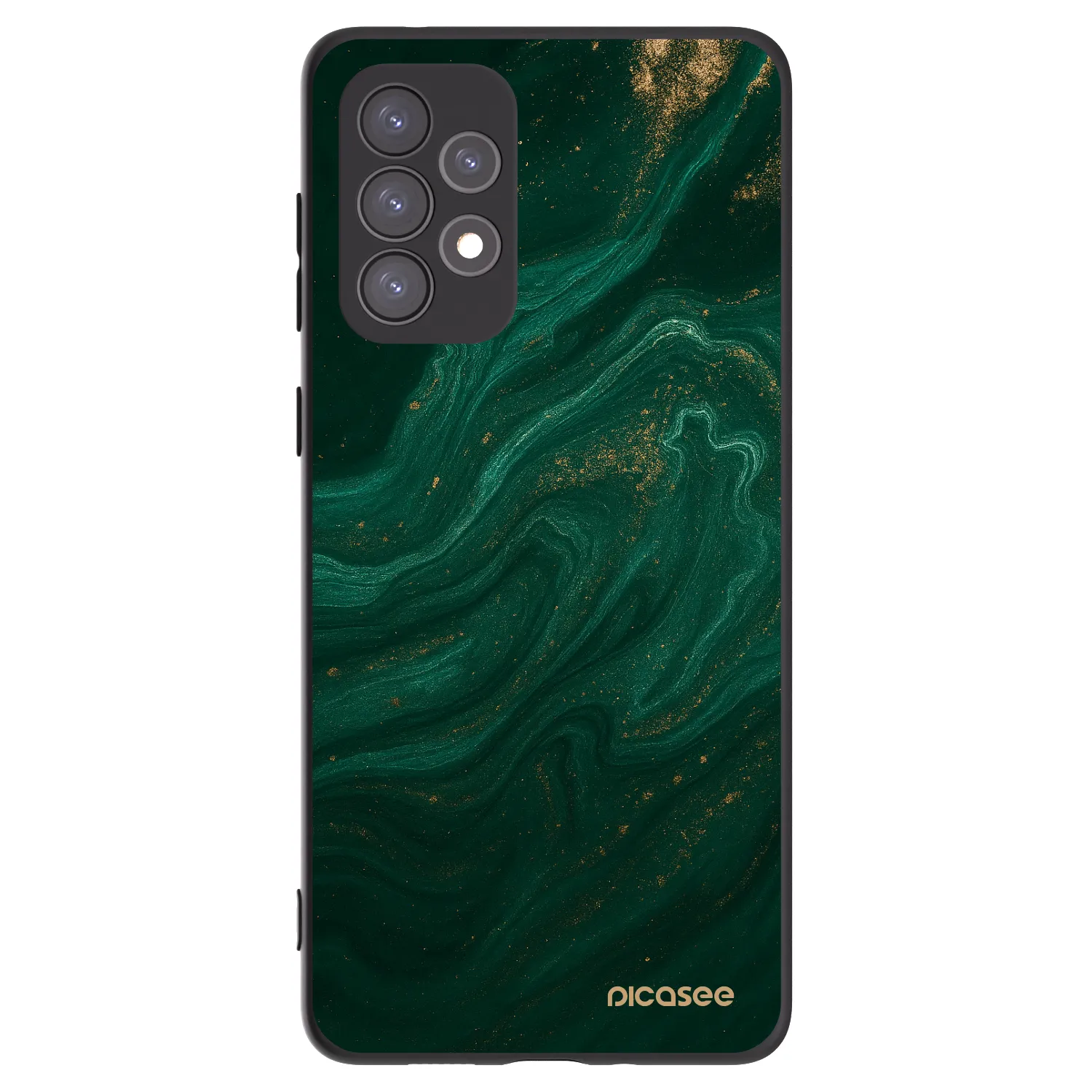 Picasee silikonový černý obal pro Samsung Galaxy A73 5G - Green