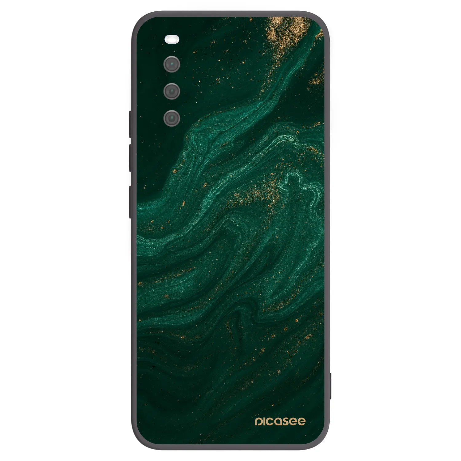 Picasee silikonový černý obal pro Sony Xperia 10 III - Green