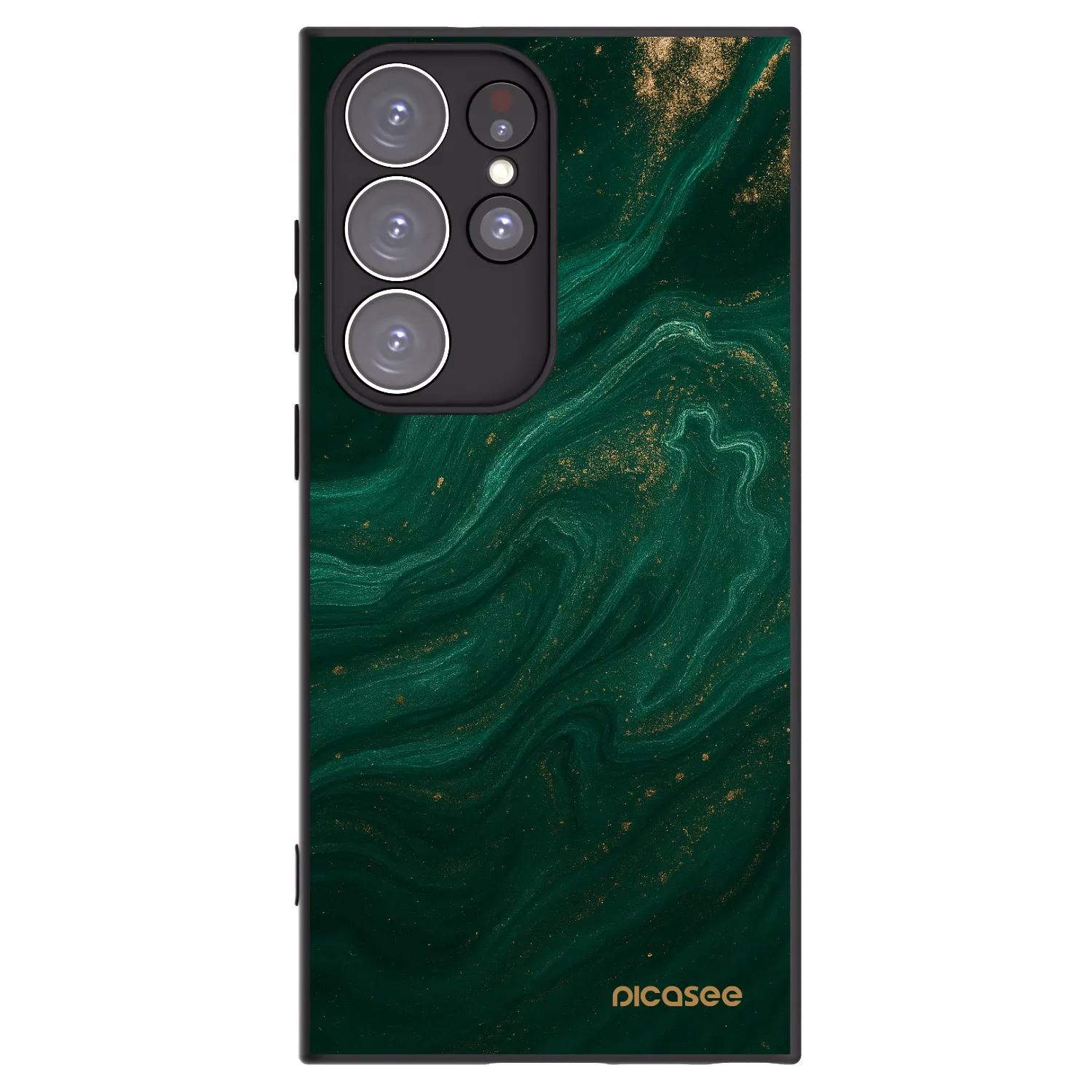Picasee silikonový černý obal pro Samsung Galaxy S23 Ultra 5G - Green