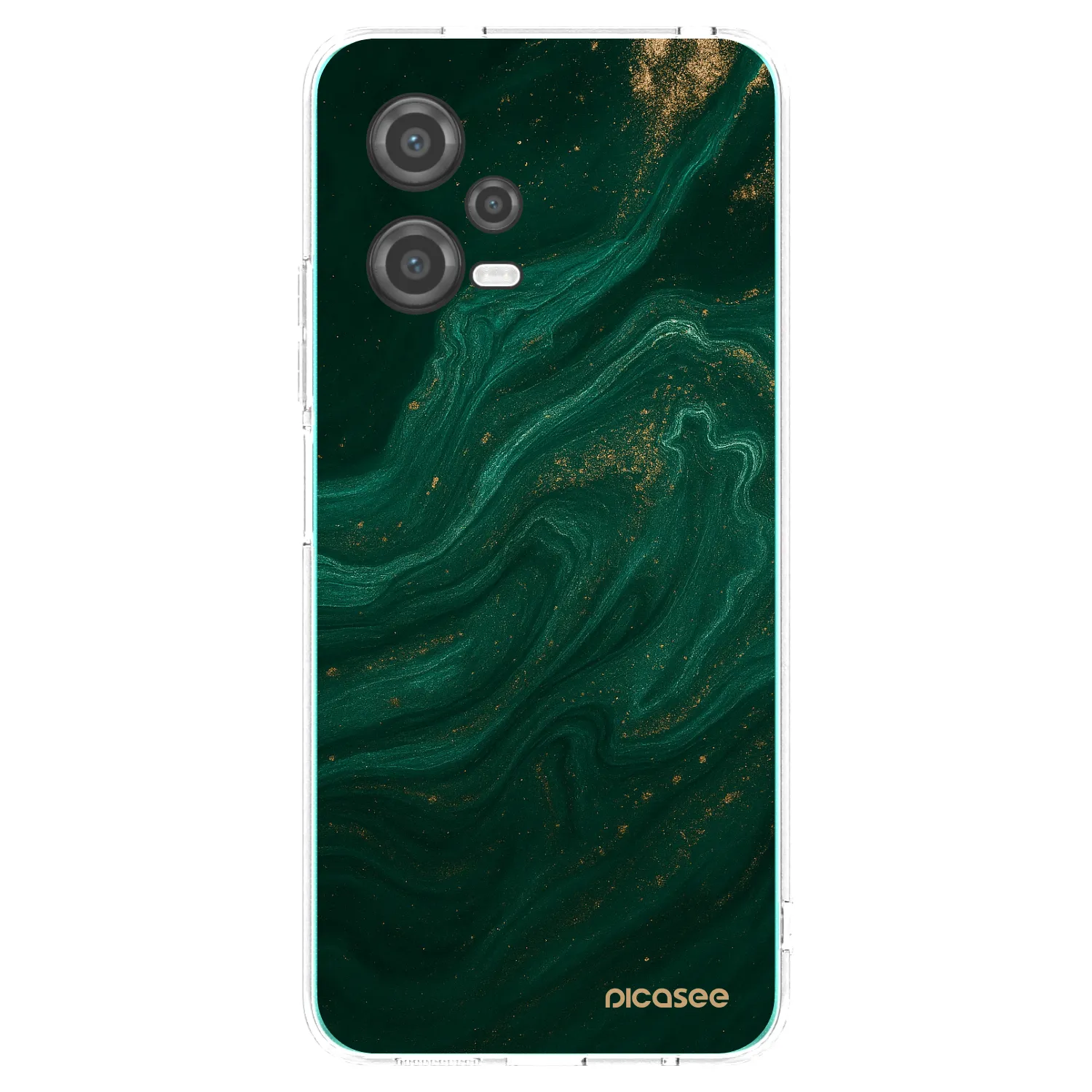 Picasee silikonový průhledný obal pro Xiaomi Poco X5 - Green