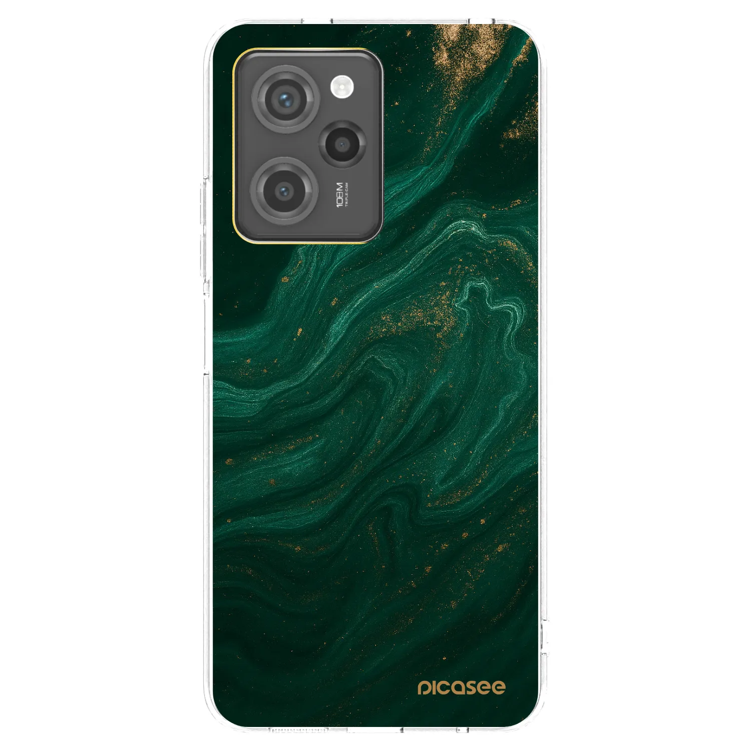 Picasee silikonový černý obal pro Xiaomi Poco X5 Pro - Green