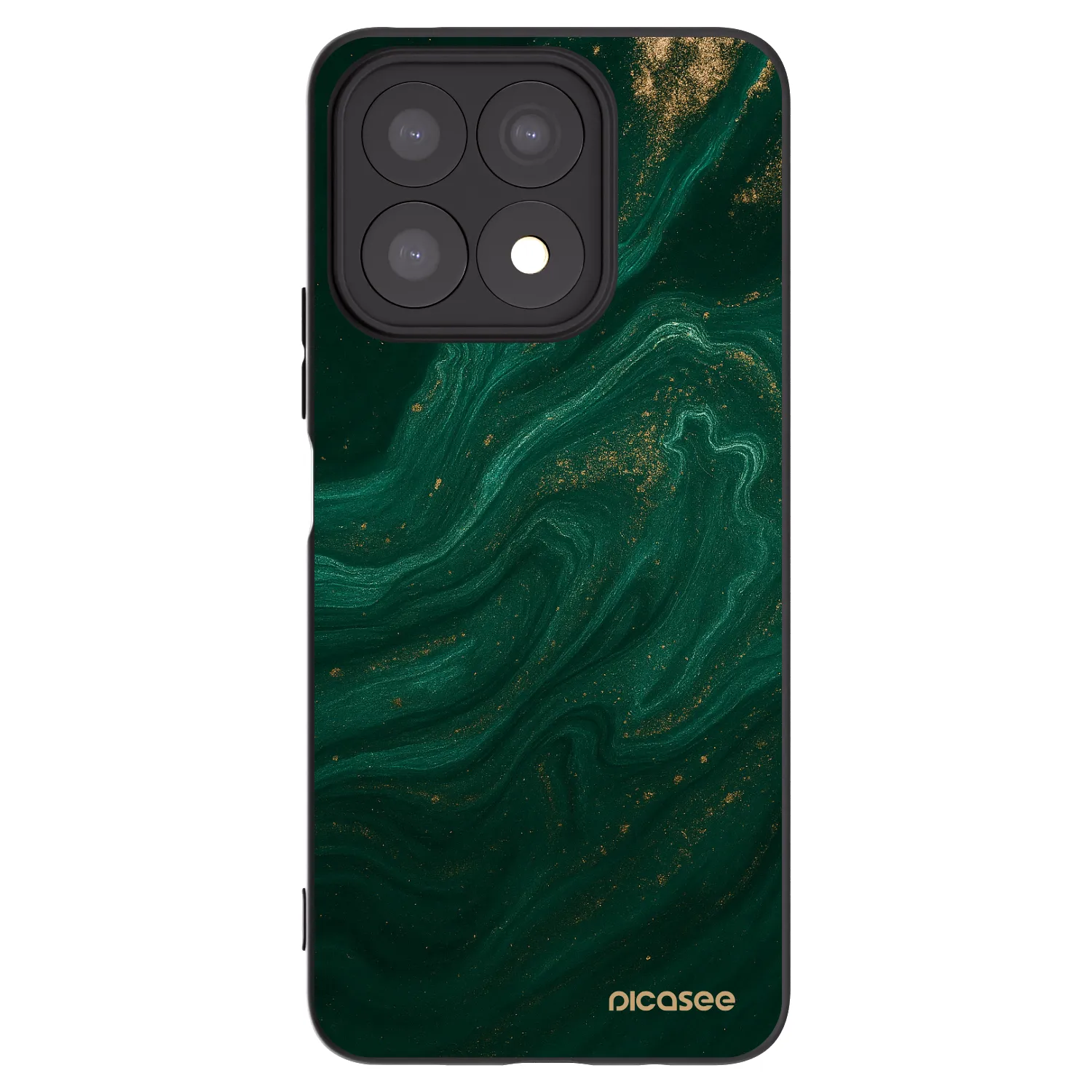 Picasee silikonový černý obal pro Honor X8a - Green