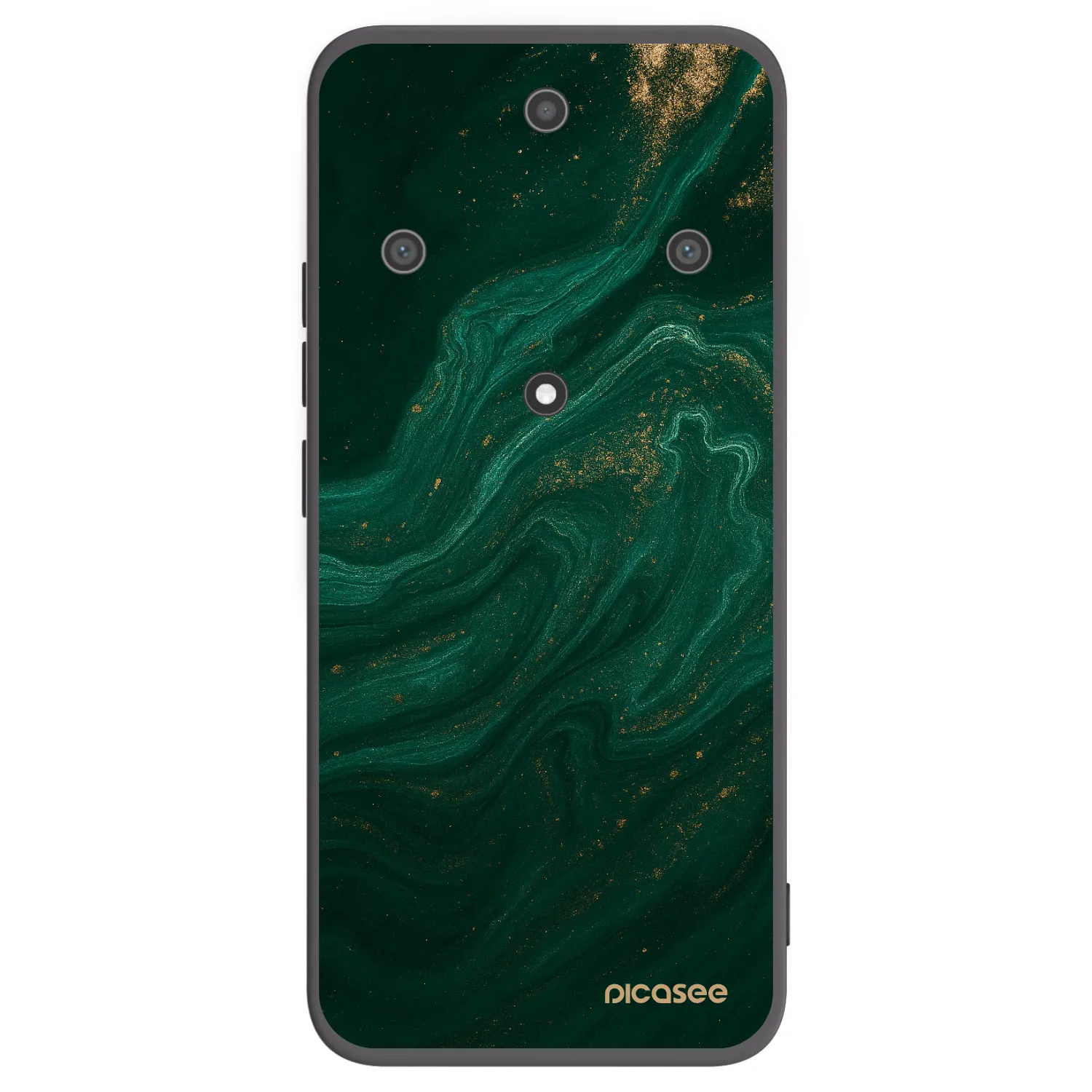 Picasee silikonový černý obal pro Honor Magic5 Lite 5G - Green
