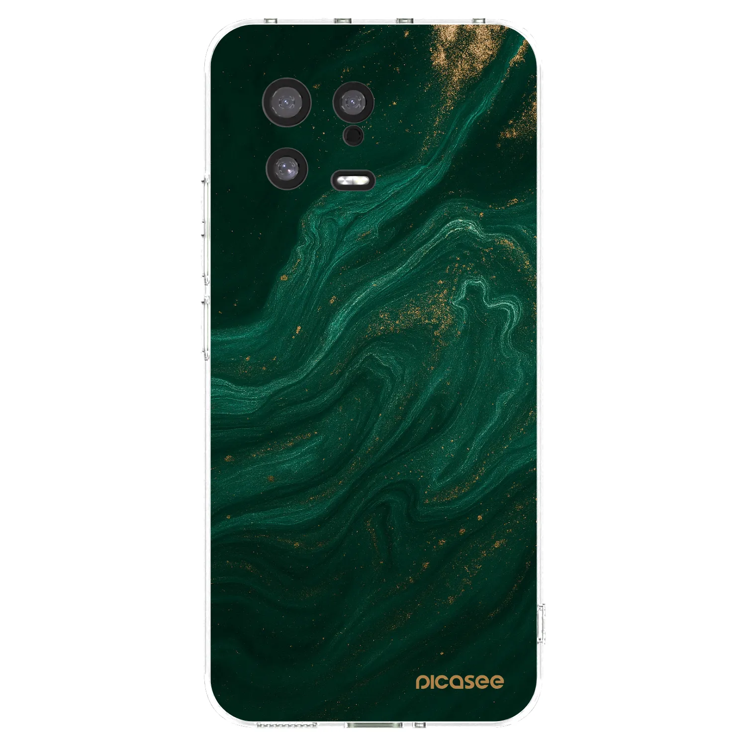 Picasee silikonový průhledný obal pro Xiaomi 13 - Green