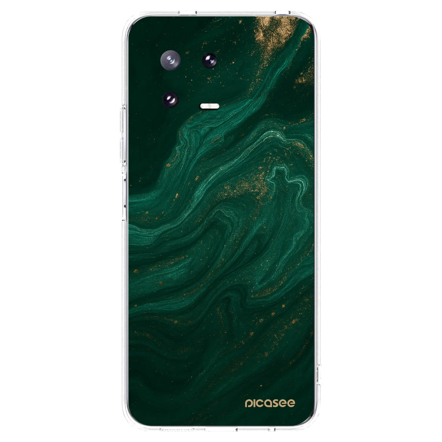 Picasee silikonový průhledný obal pro Xiaomi 13 Pro - Green