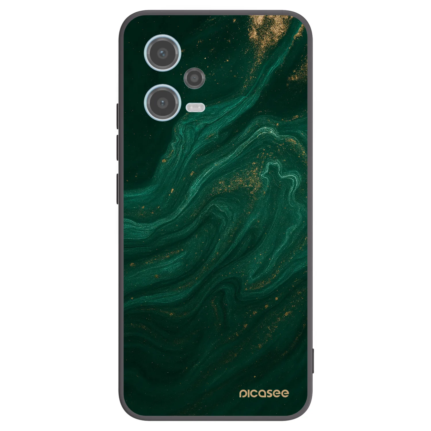 Picasee silikonový černý obal pro Xiaomi Redmi Note 12 5G - Green