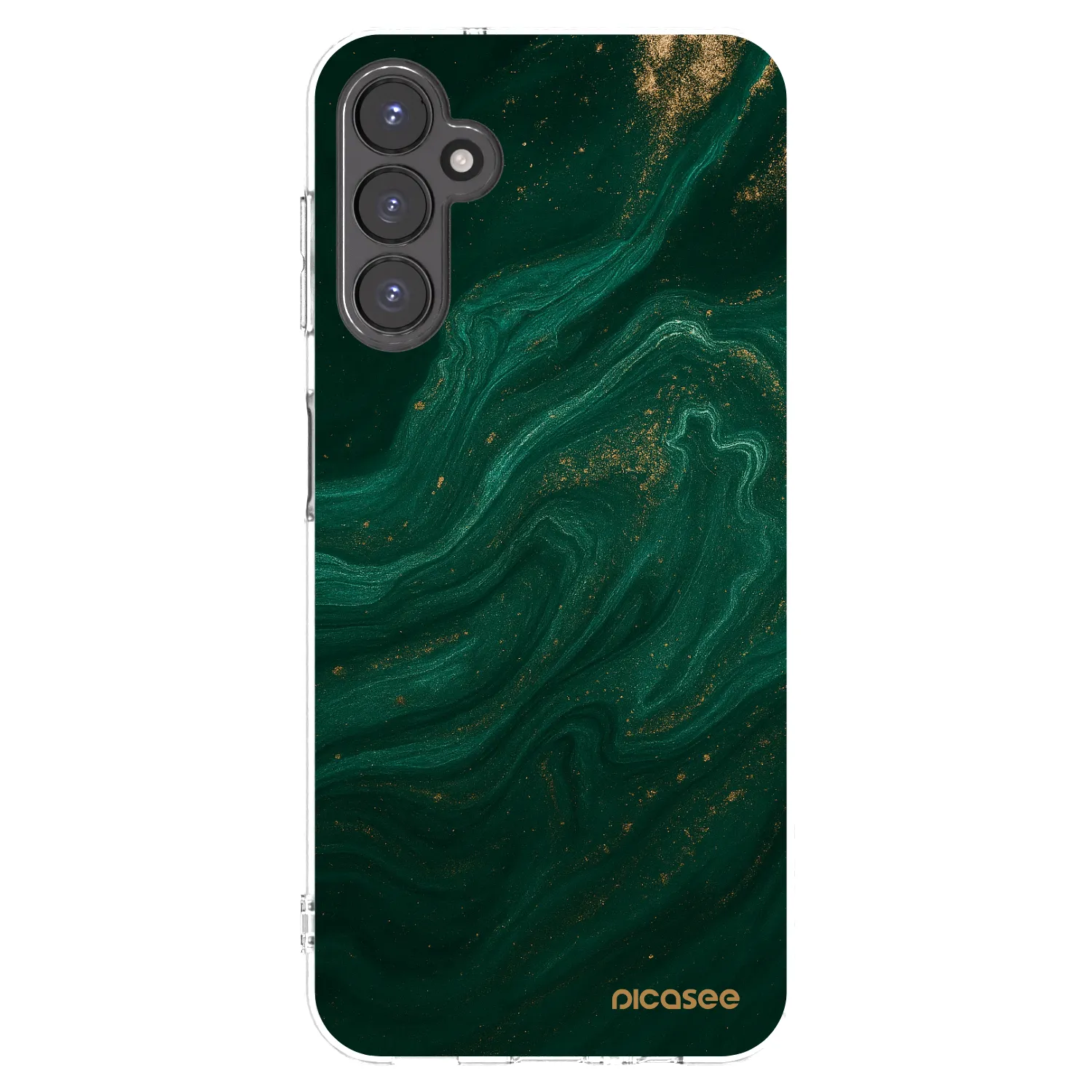 Picasee silikonový průhledný obal pro Samsung Galaxy A14 4G A145R - Green