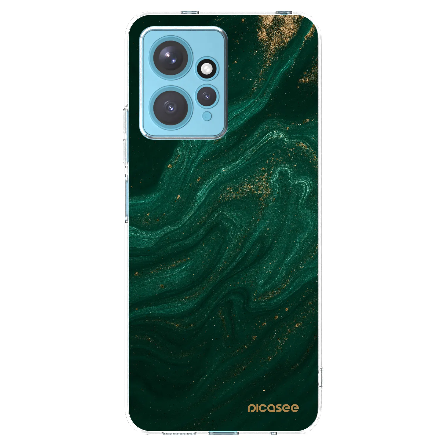 Picasee silikonový průhledný obal pro Xiaomi Redmi Note 12 4G - Green