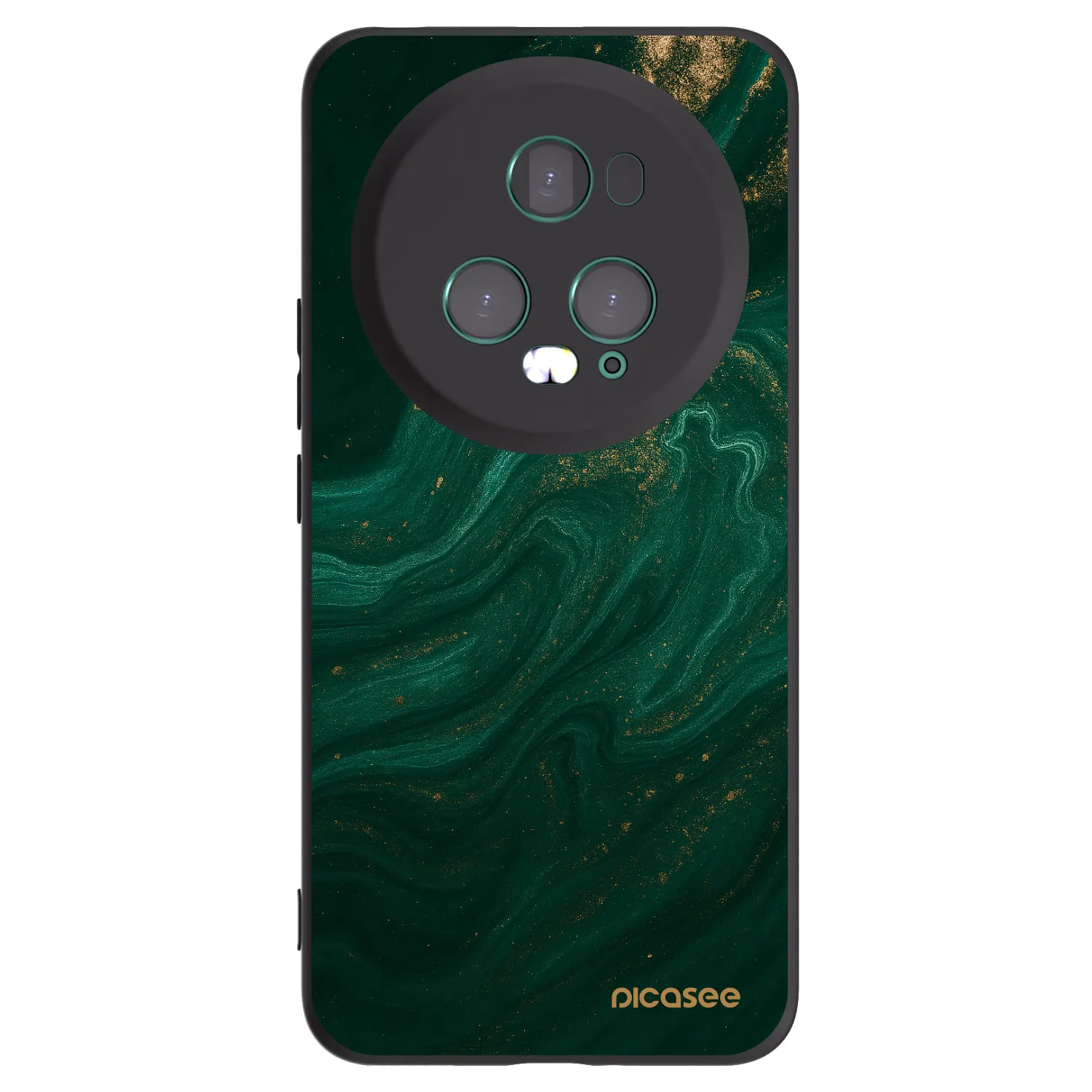 Picasee silikonový černý obal pro Honor Magic5 Pro - Green