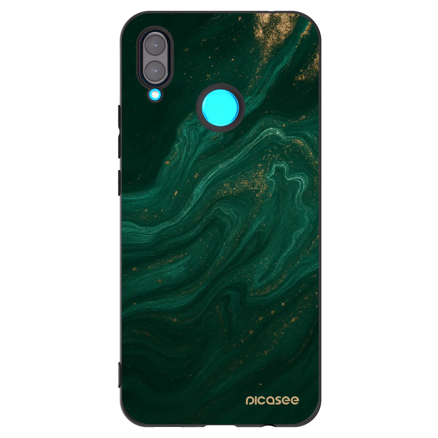 Picasee silikonový černý obal pro Huawei Nova 3i - Green