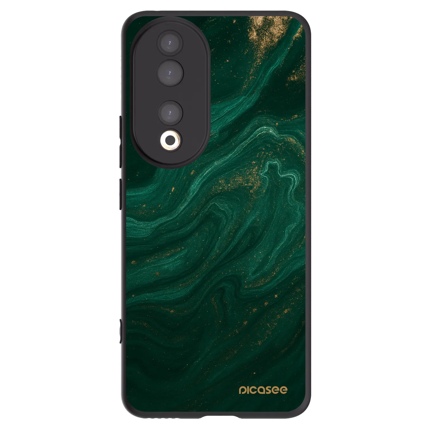 Picasee silikonový černý obal pro Honor 90 5G - Green
