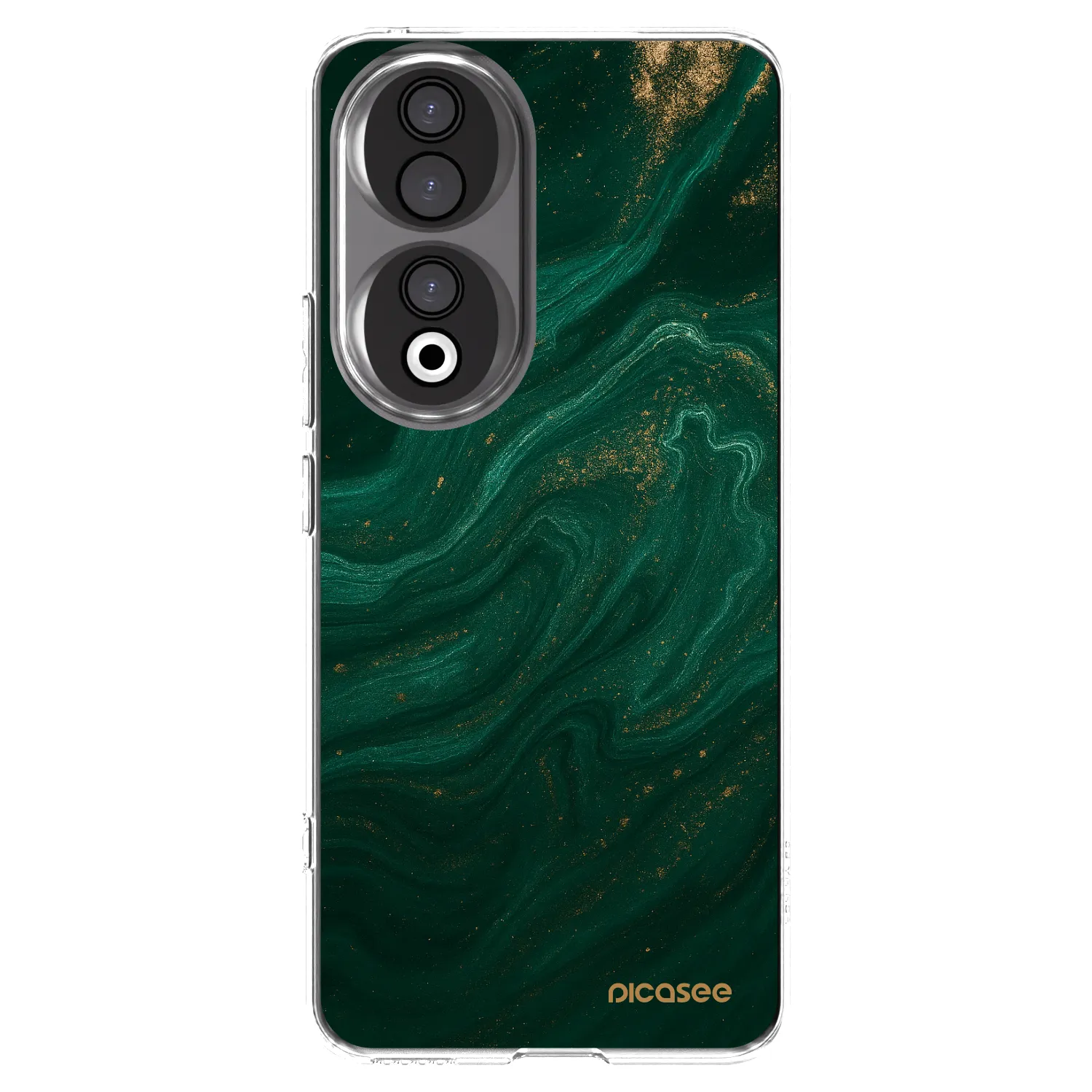 Picasee silikonový průhledný obal pro Honor 90 5G - Green