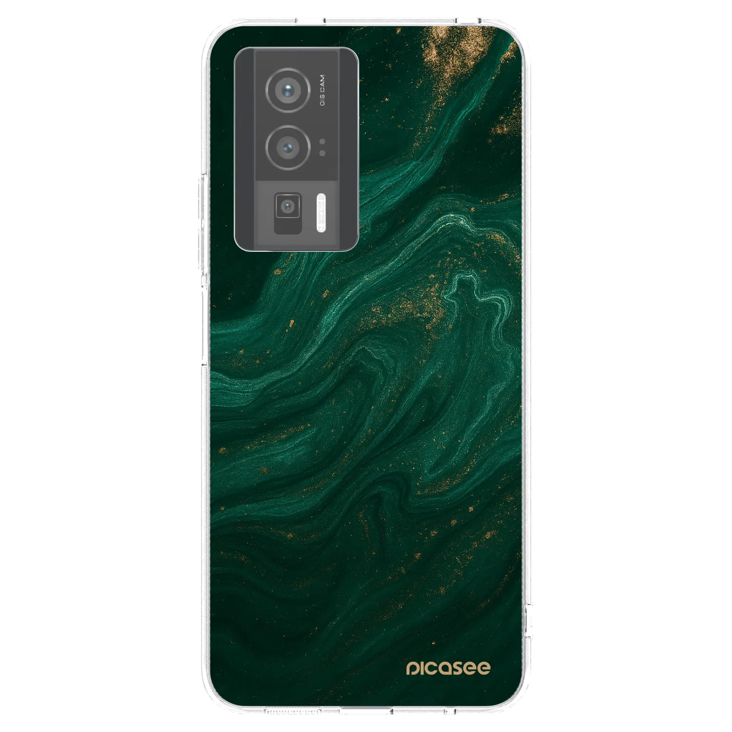 Picasee silikonový průhledný obal pro Xiaomi Poco F5 Pro 5G - Green