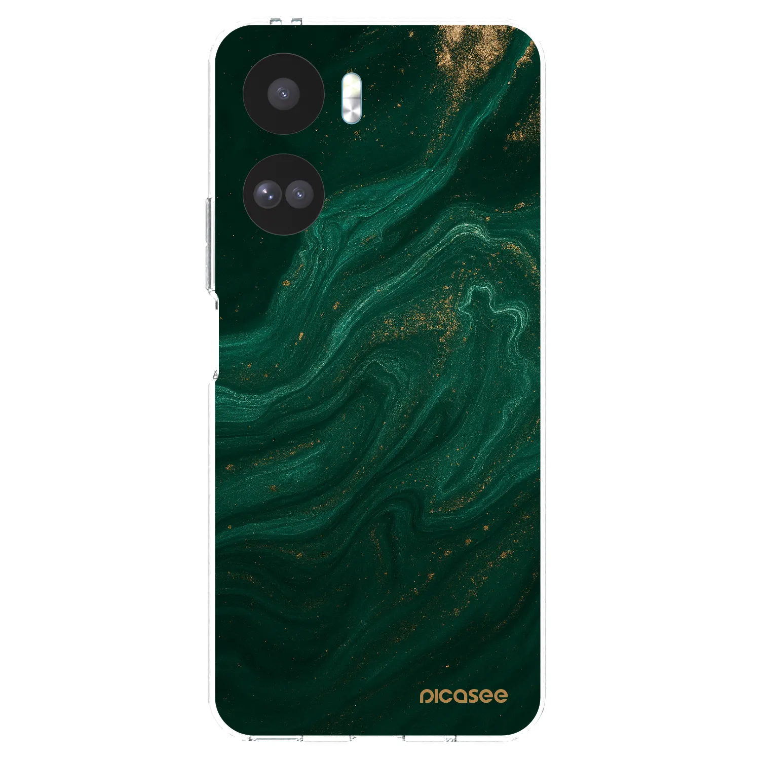 Picasee silikonový průhledný obal pro Honor 90 Lite 5G - Green