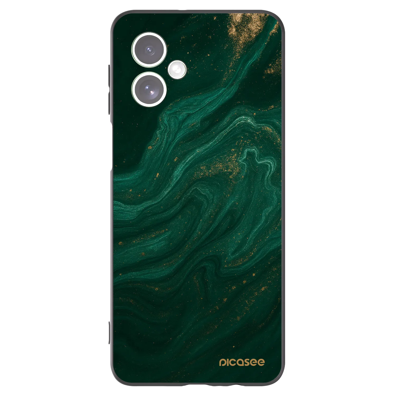 Picasee silikonový černý obal pro Motorola Moto G54 5G - Green