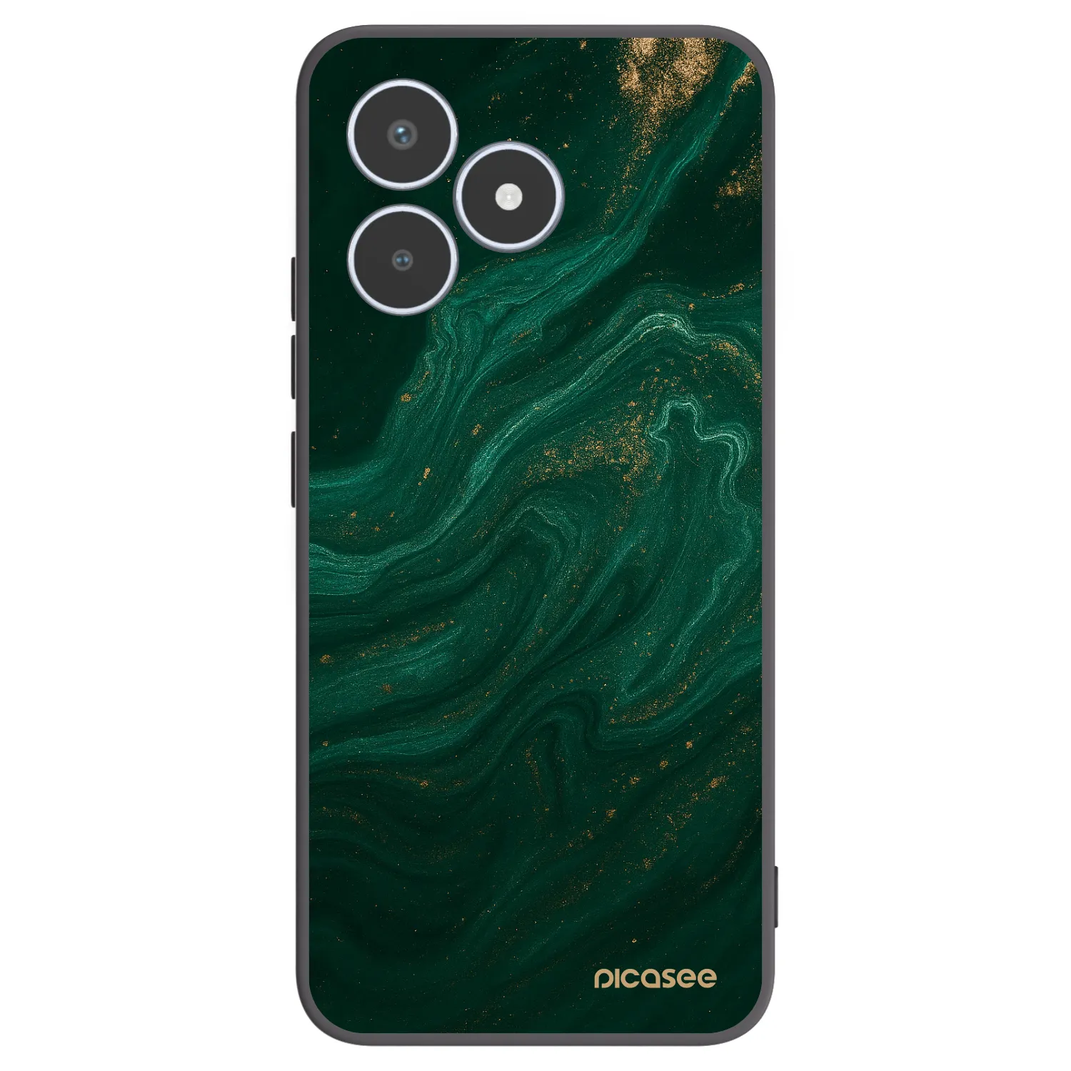 Picasee silikonový černý obal pro Realme C53 - Green