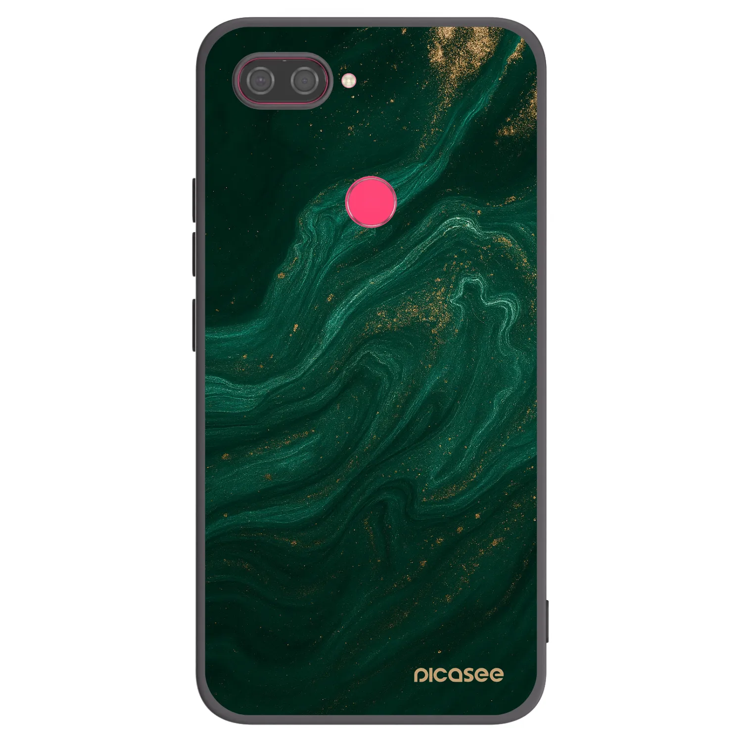 Picasee silikonový černý obal pro Xiaomi Mi 8 Lite - Green