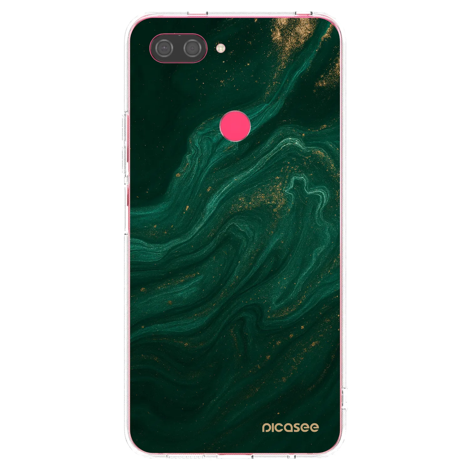 Picasee silikonový průhledný obal pro Xiaomi Mi 8 Lite - Green