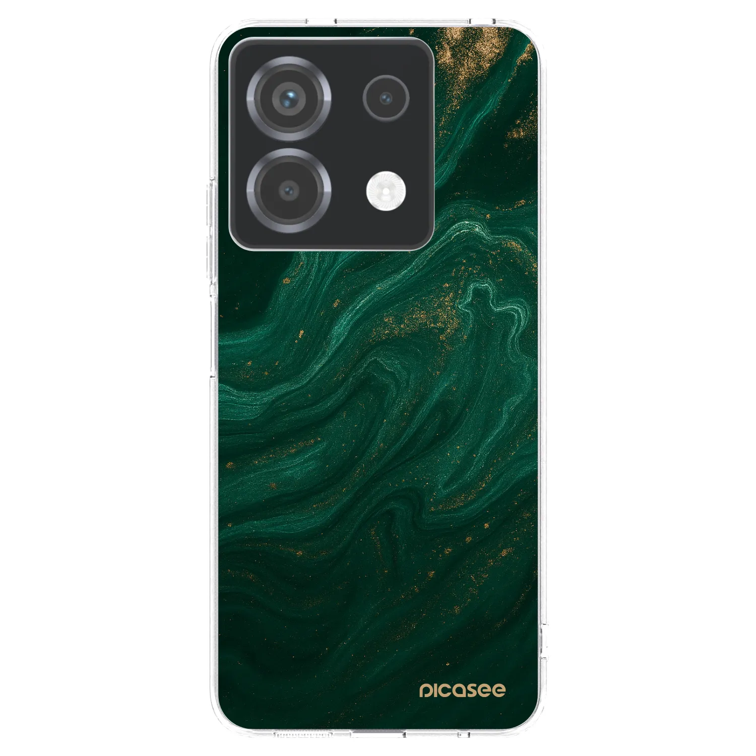 Picasee silikonový průhledný obal pro Xiaomi Poco X6 - Green
