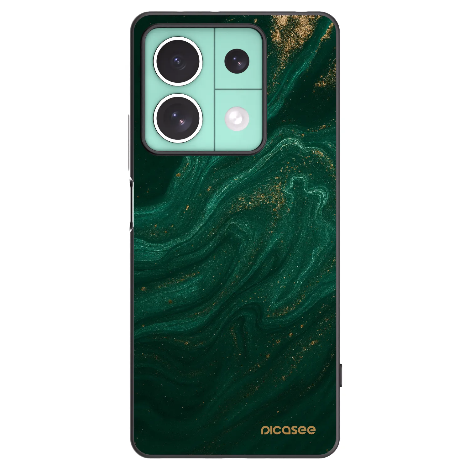 Picasee silikonový černý obal pro Xiaomi Redmi Note 13 5G - Green