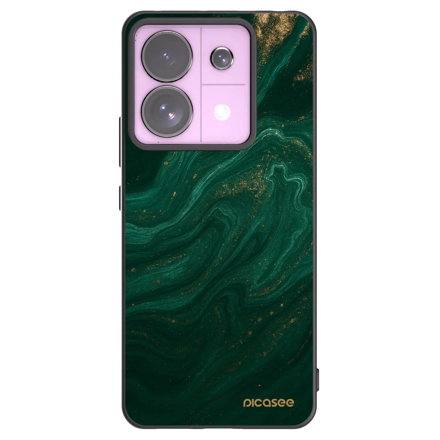 Picasee silikonový černý obal pro Xiaomi Redmi Note 13 Pro 5G - Green