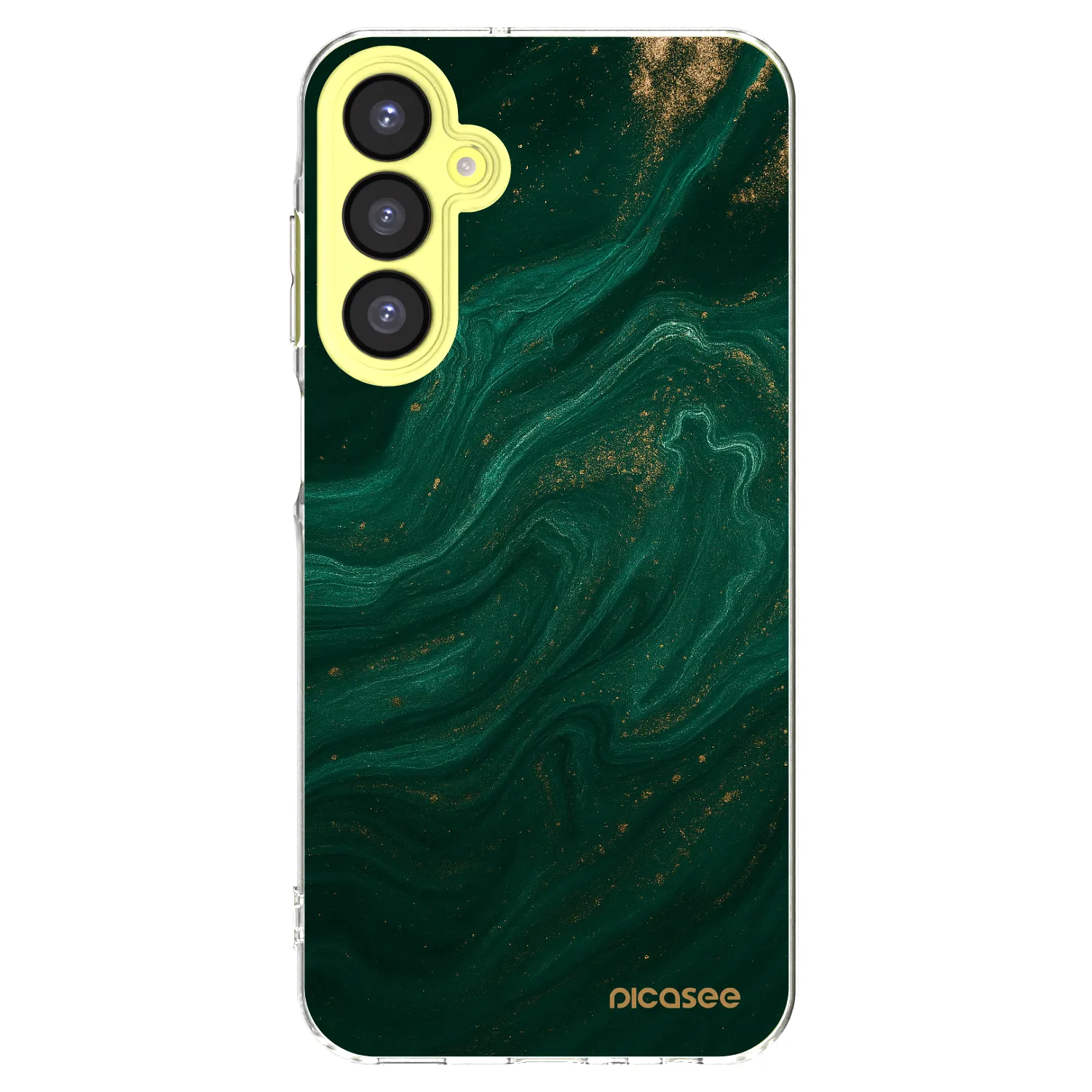 Picasee silikonový průhledný obal pro Samsung Galaxy A25 A256B 5G - Green