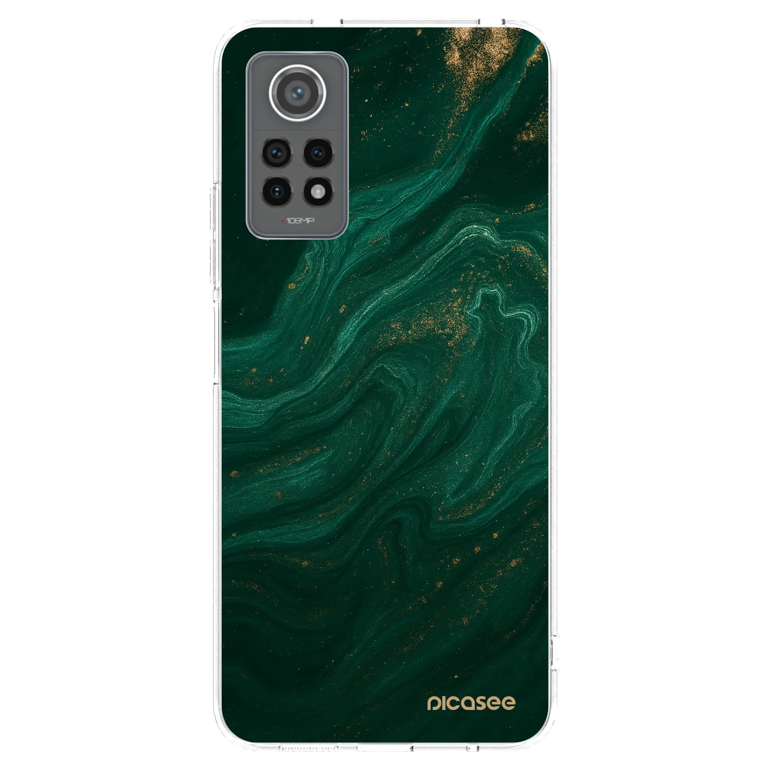 Picasee silikonový průhledný obal pro Xiaomi Redmi Note 12 Pro 4G - Green