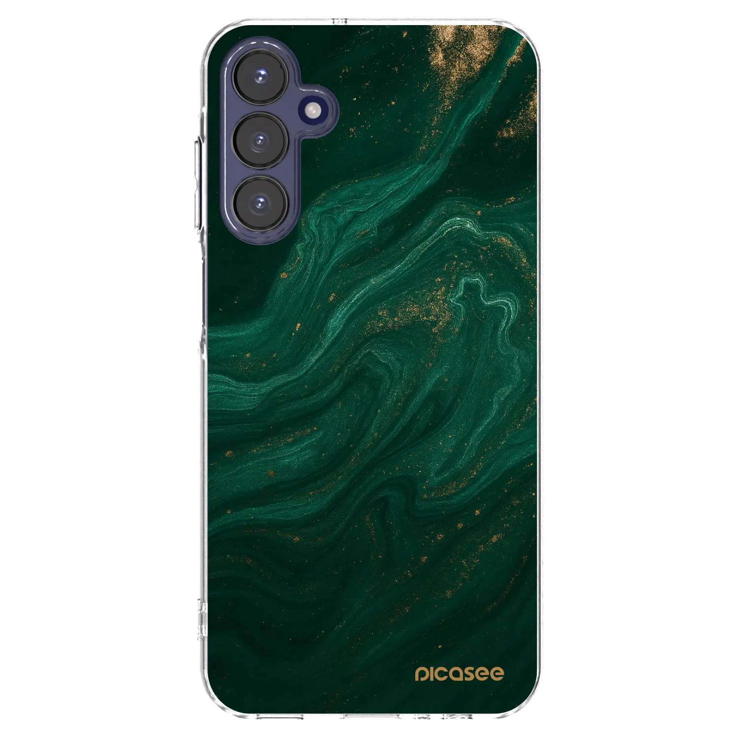 Picasee silikonový průhledný obal pro Samsung Galaxy A15 A155F 4G - Green