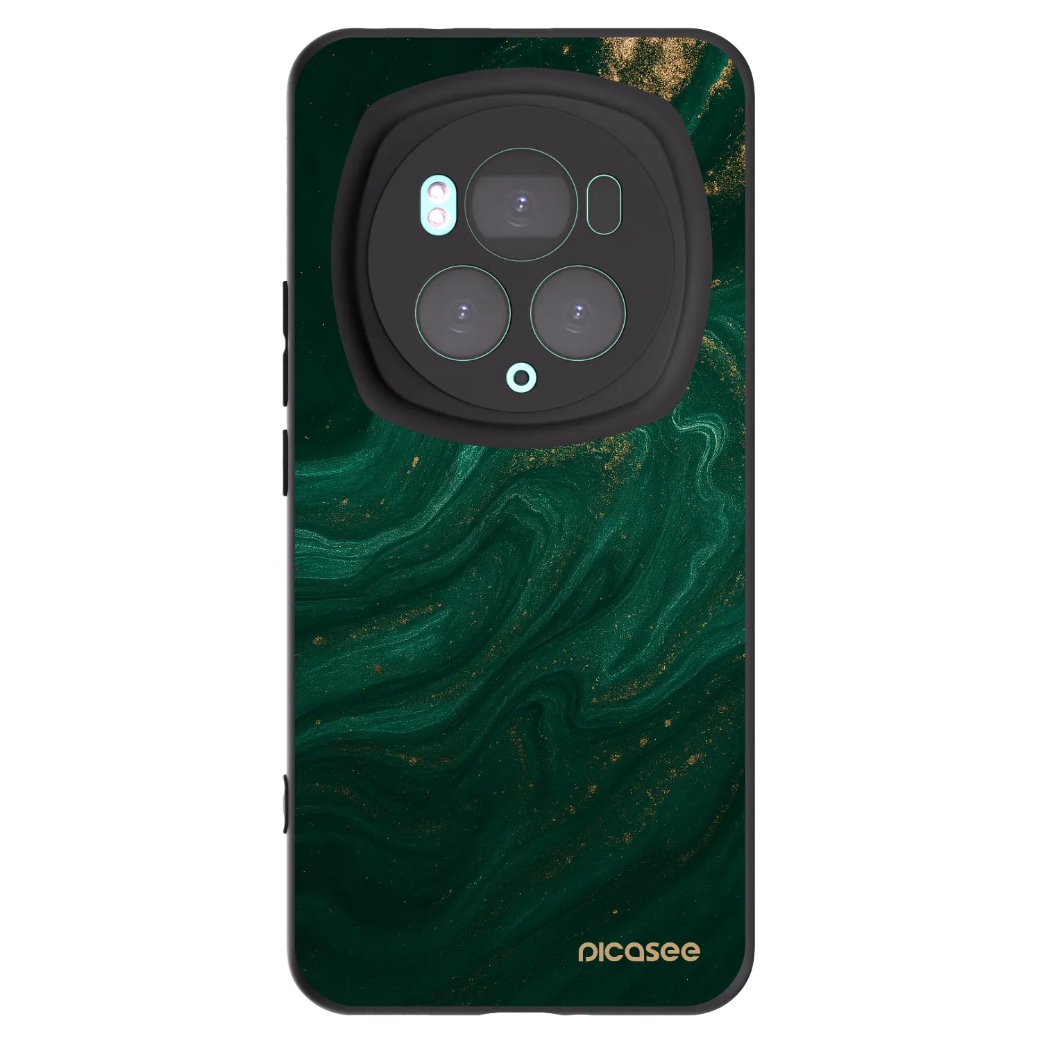 Picasee silikonový černý obal pro Honor Magic6 Pro - Green