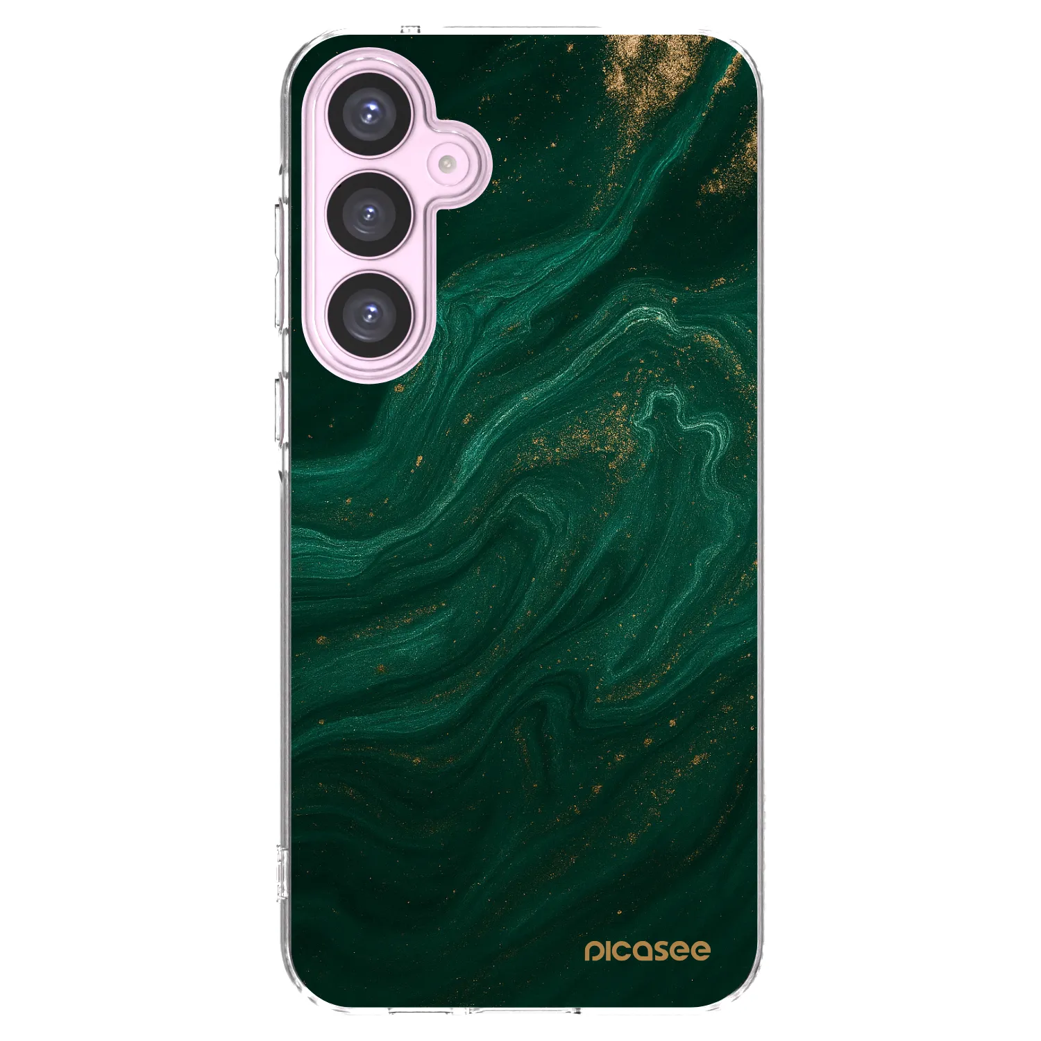 Picasee silikonový průhledný obal pro Samsung Galaxy A55 5G A556B - Green