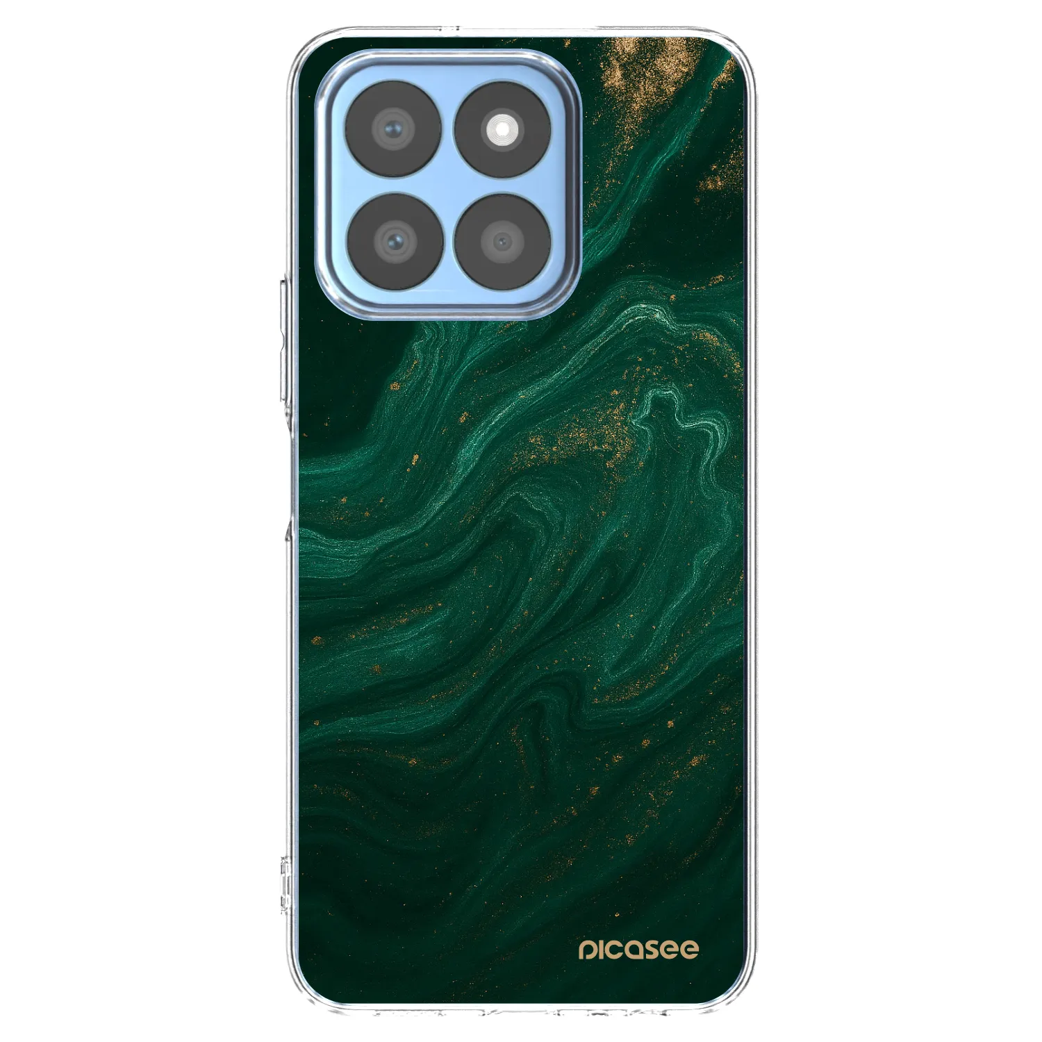 Picasee silikonový průhledný obal pro Honor X8b - Green