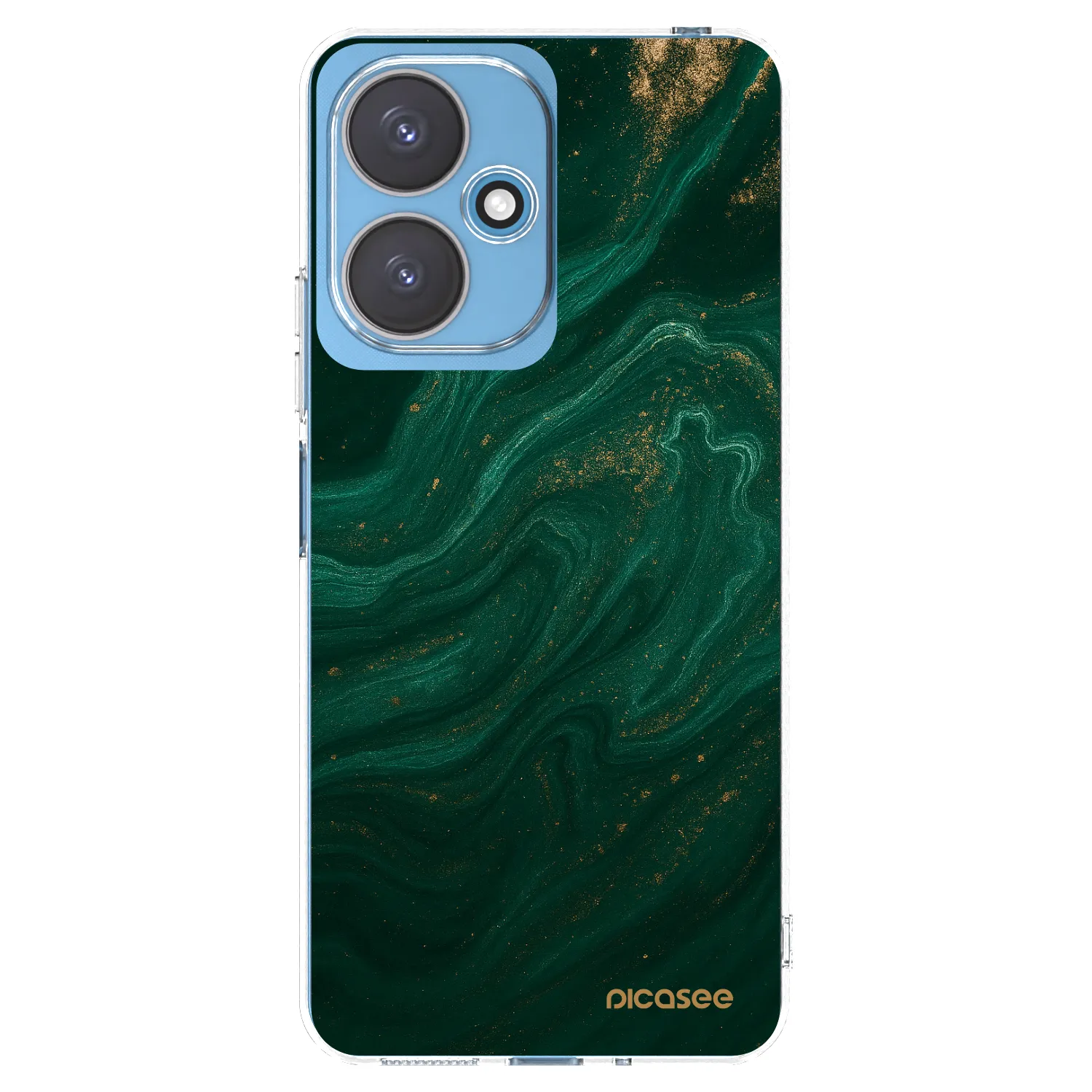 Picasee silikonový průhledný obal pro Xiaomi Redmi 13C 5G - Green