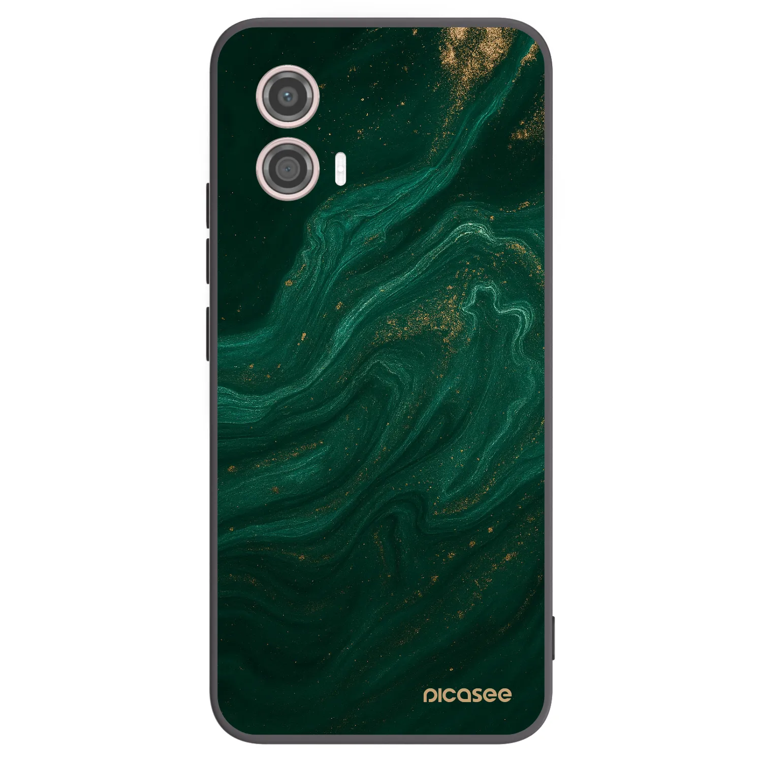 Picasee silikonový černý obal pro Motorola Moto G53 5G - Green