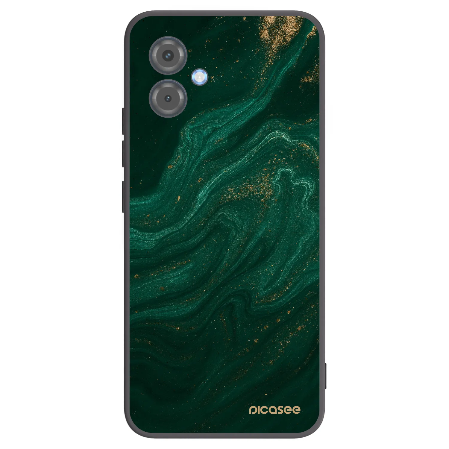 Picasee silikonový černý obal pro Motorola Moto G14 - Green