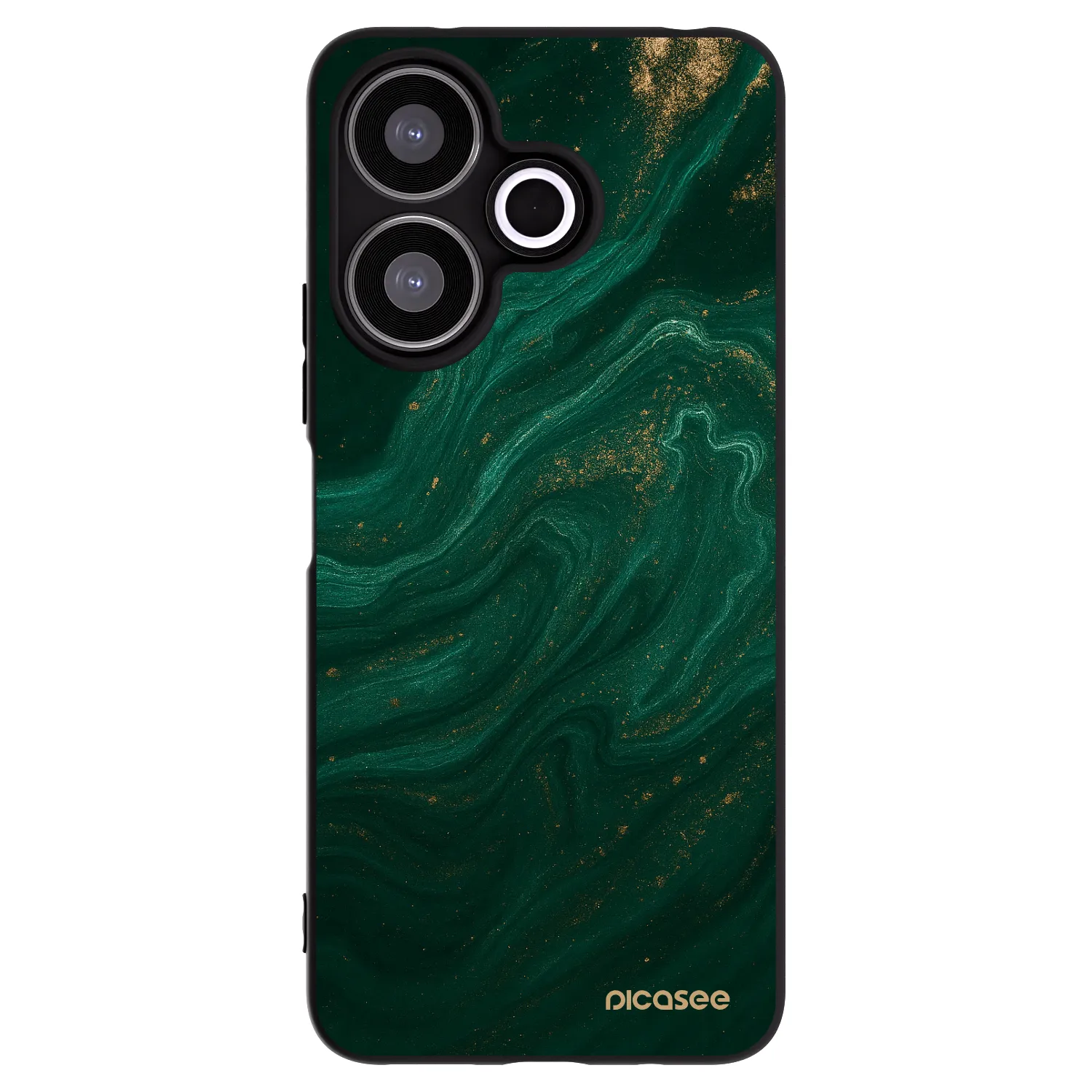 Picasee silikonový černý obal pro Xiaomi Redmi 13 4G - Green