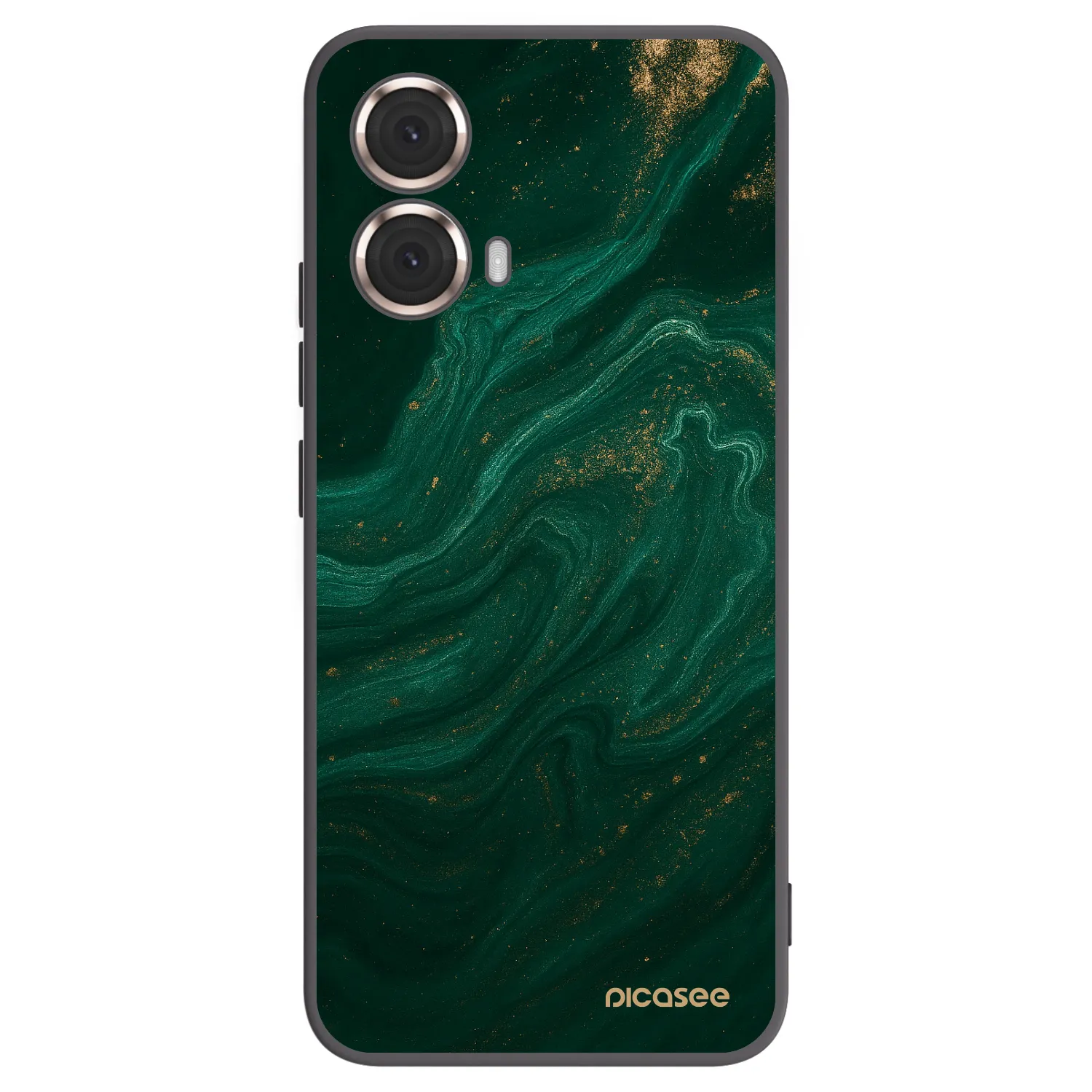 Picasee silikonový černý obal pro Motorola Moto G85 - Green