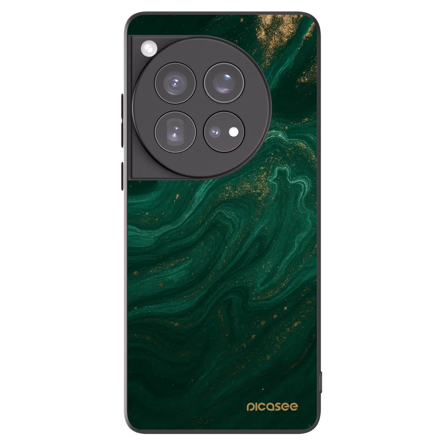 Picasee silikonový černý obal pro OnePlus 12 5G - Green