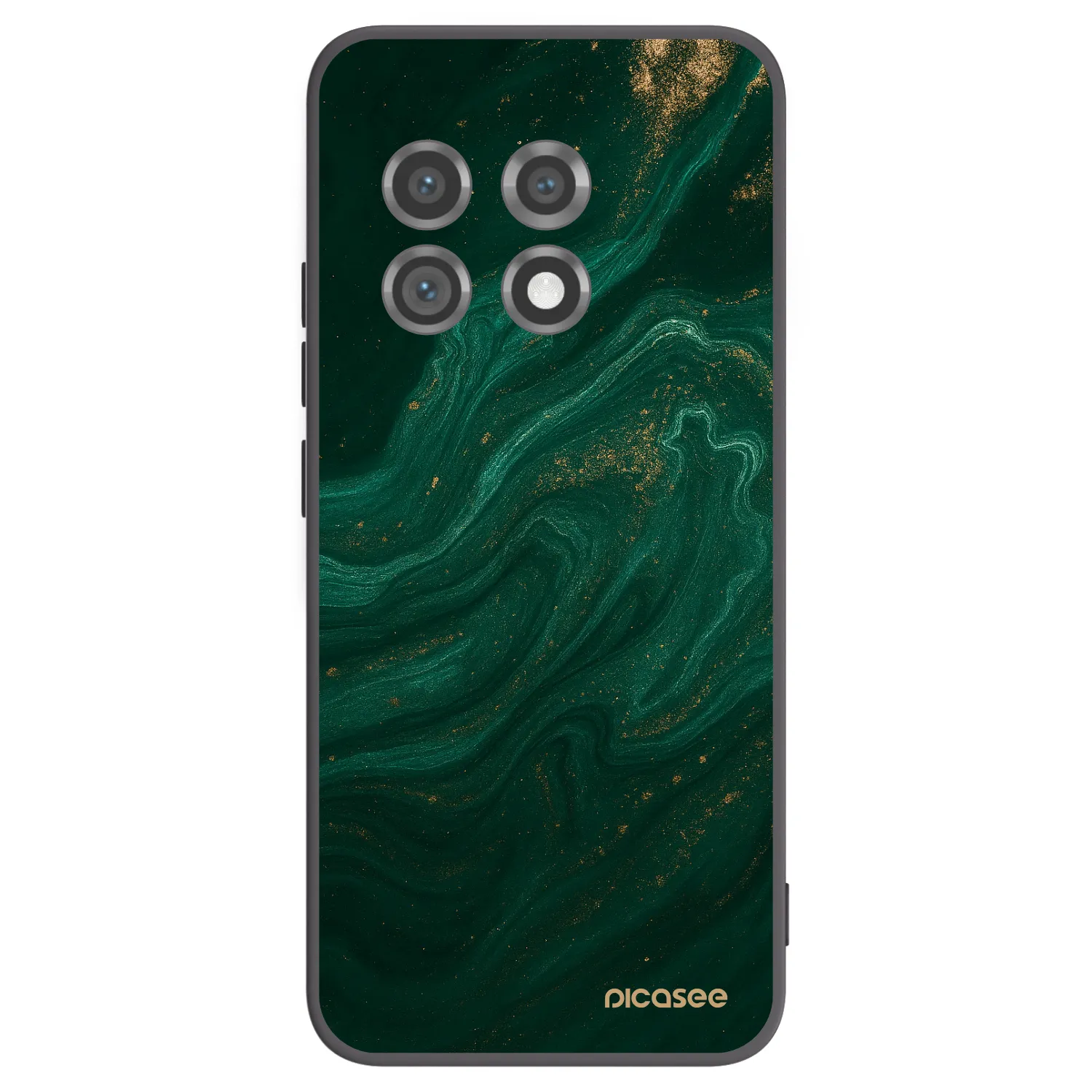 Picasee silikonový černý obal pro OnePlus 11 5G - Green