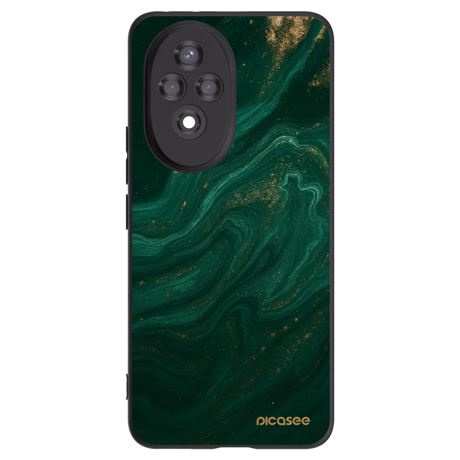 Picasee silikonový černý obal pro Honor 200 Pro 5G - Green